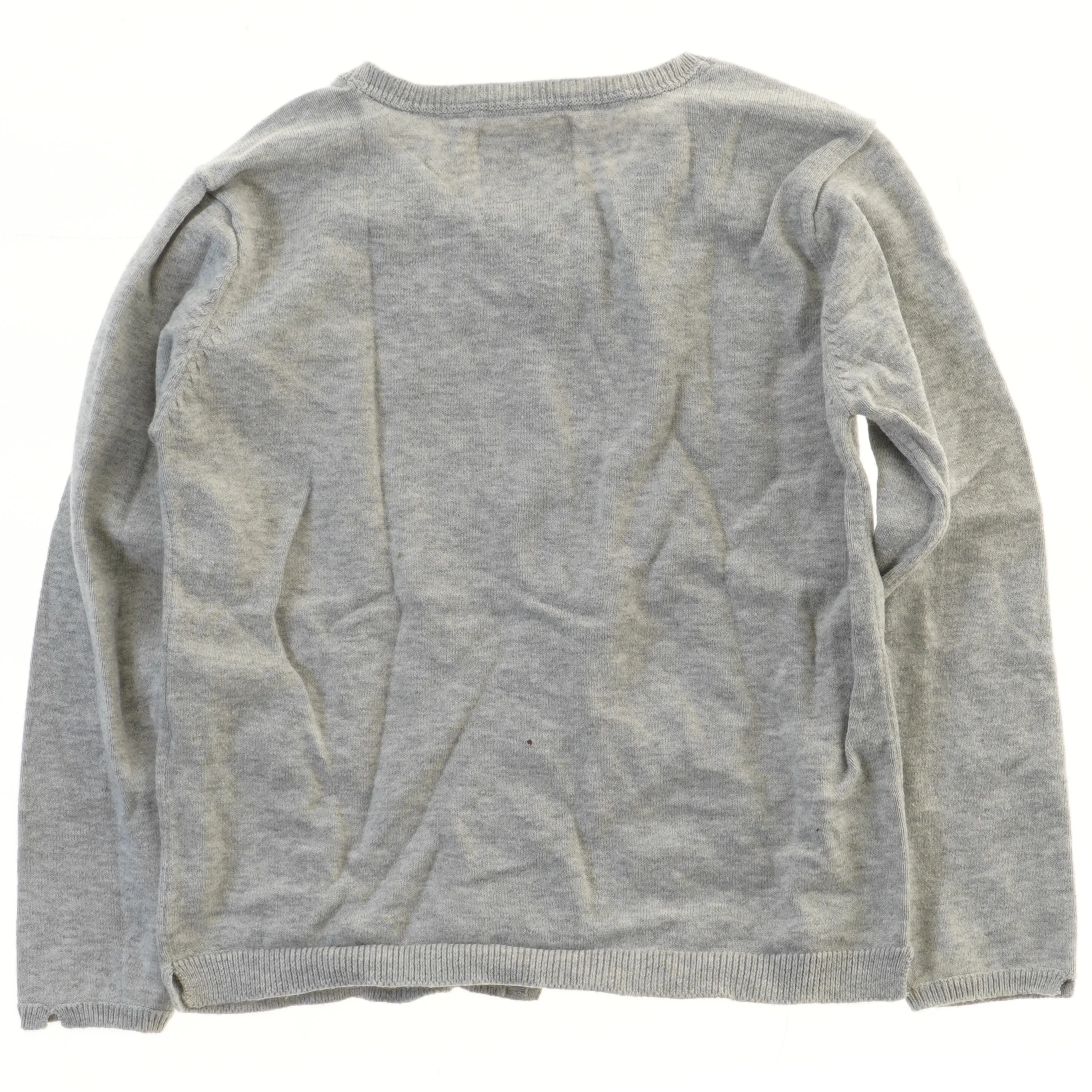 Grå blød cardigan til piger fra Zara (str. 116)