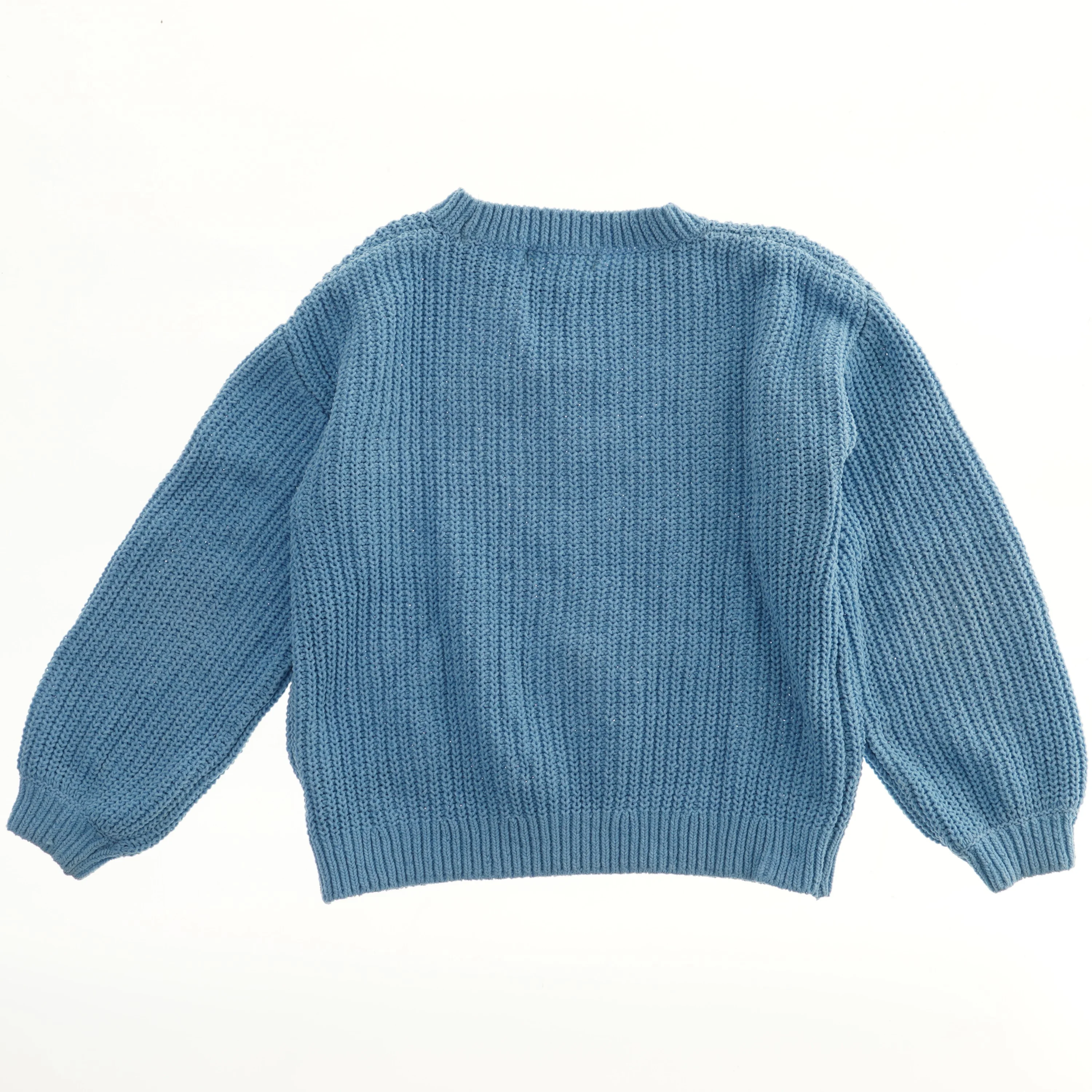 Blå striktrøje fra H&M (str. 140)