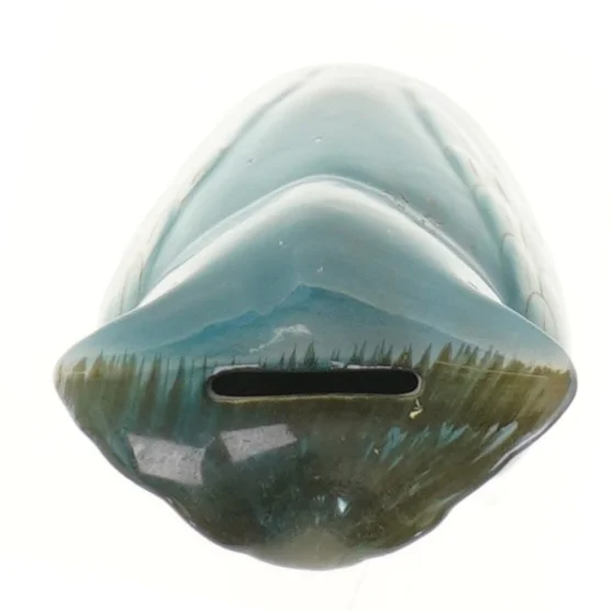 Retro Ugle formet sparegris (str. 13,5x9 cm)