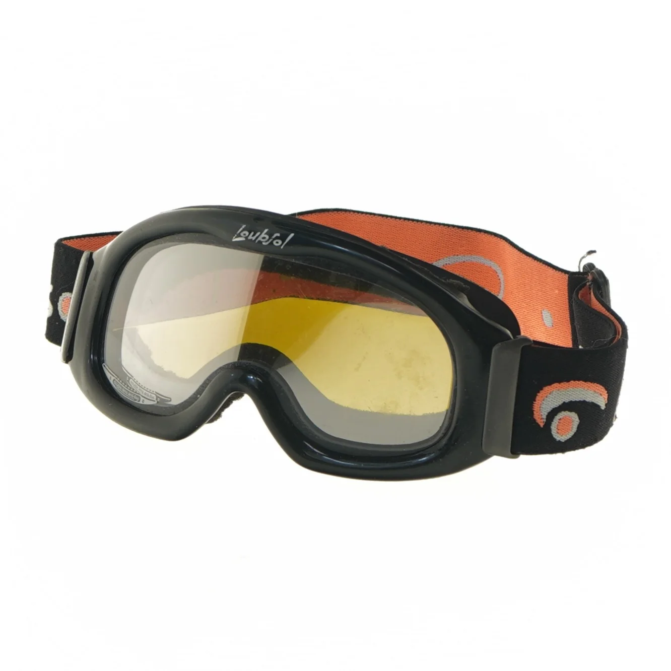 Skibriller med gul linse fra Loubsol (str. 7x16 cm)