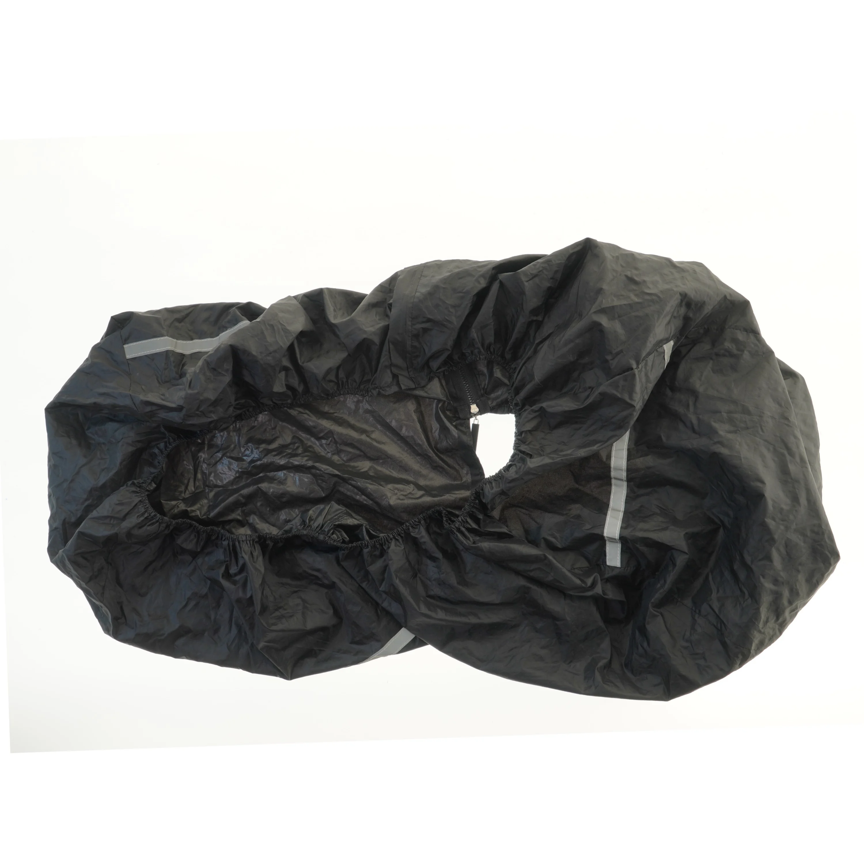 Sort cykel/ barnevogns-regnovertræk fra Scandia (str. 85x80x60 cm)