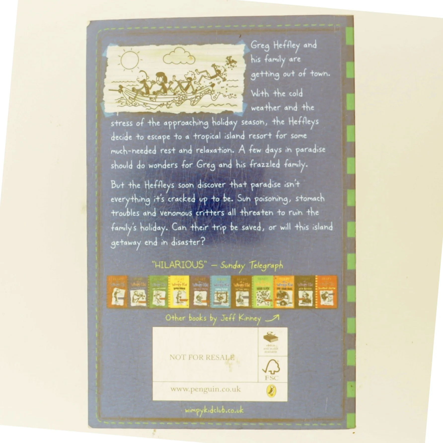 Diary of a Wimpy Kid: The Getaway af Jeff Kinney (Bog)