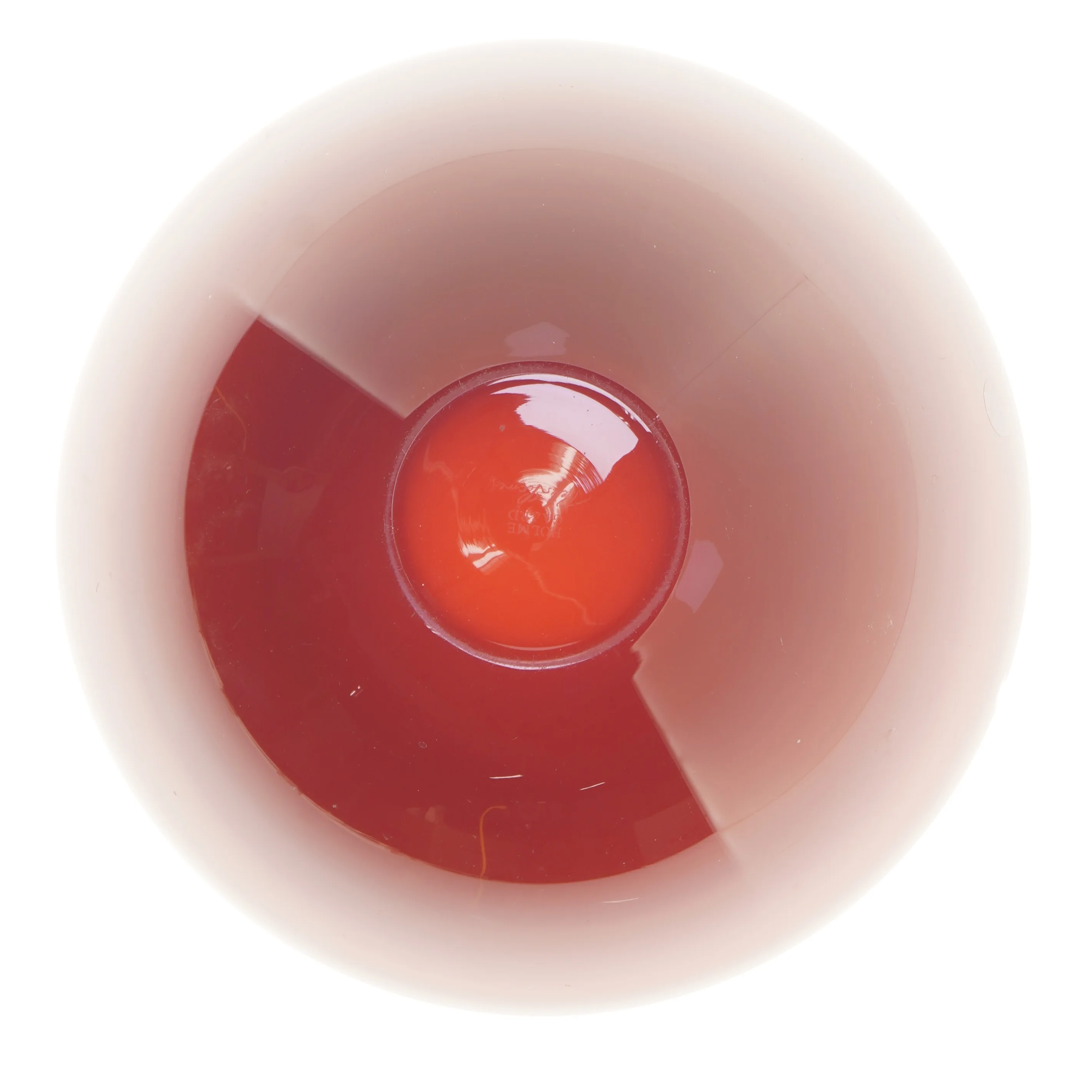 Holmegaard glas skål (str. Ø 30,5 cm)