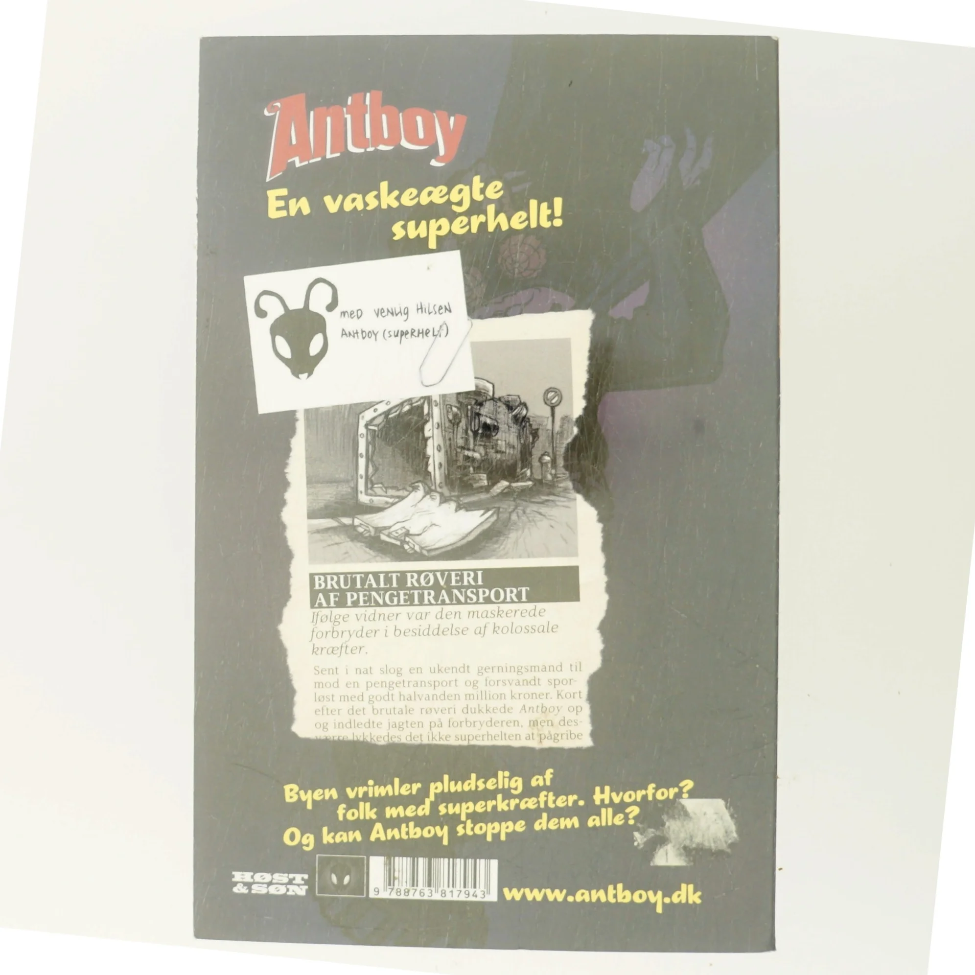 Antboy - Slim, snot og superkræfter af Kenneth Bøgh Andersen (Bog)