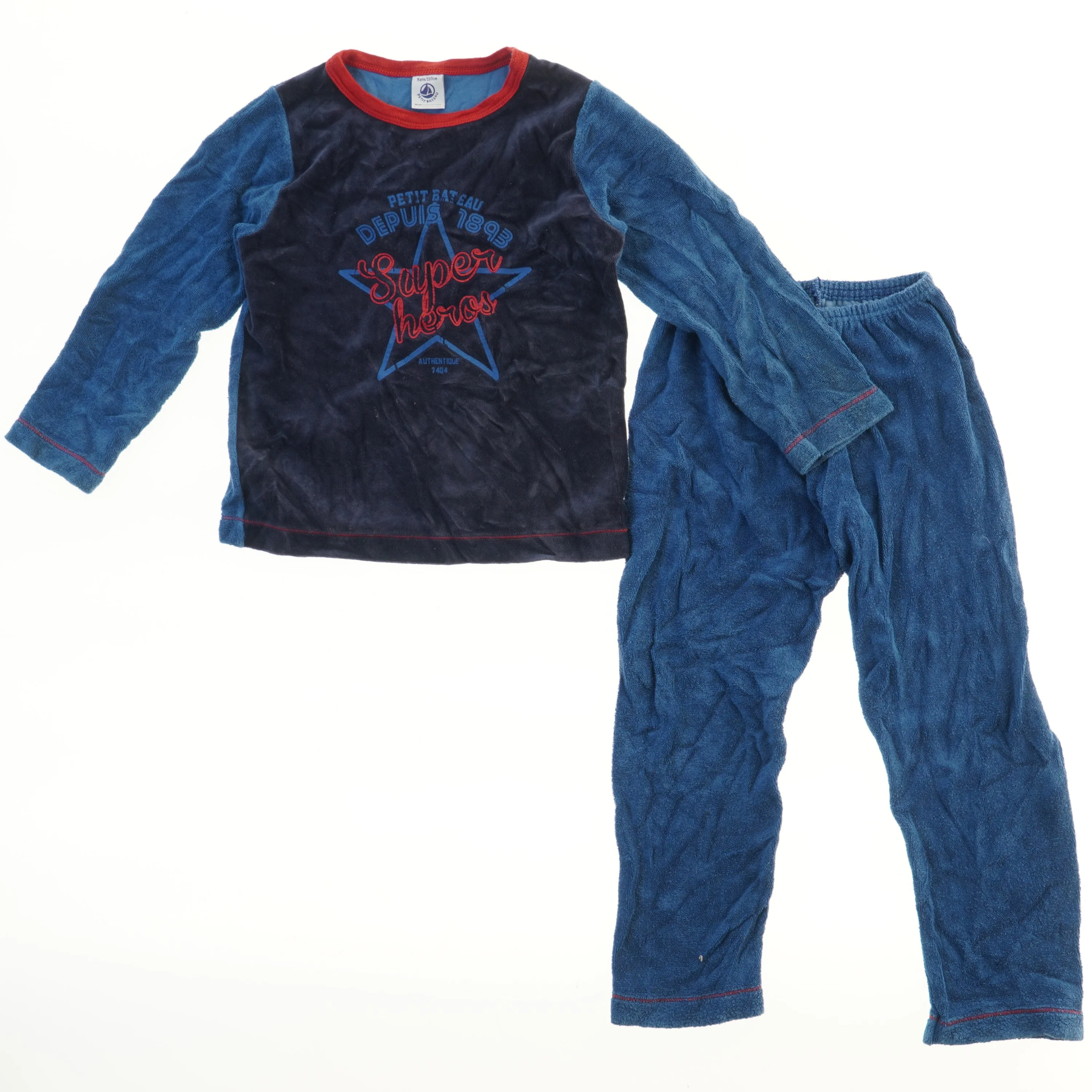 Superhelt Petit Bateau Pyjamassæt (str. 110)