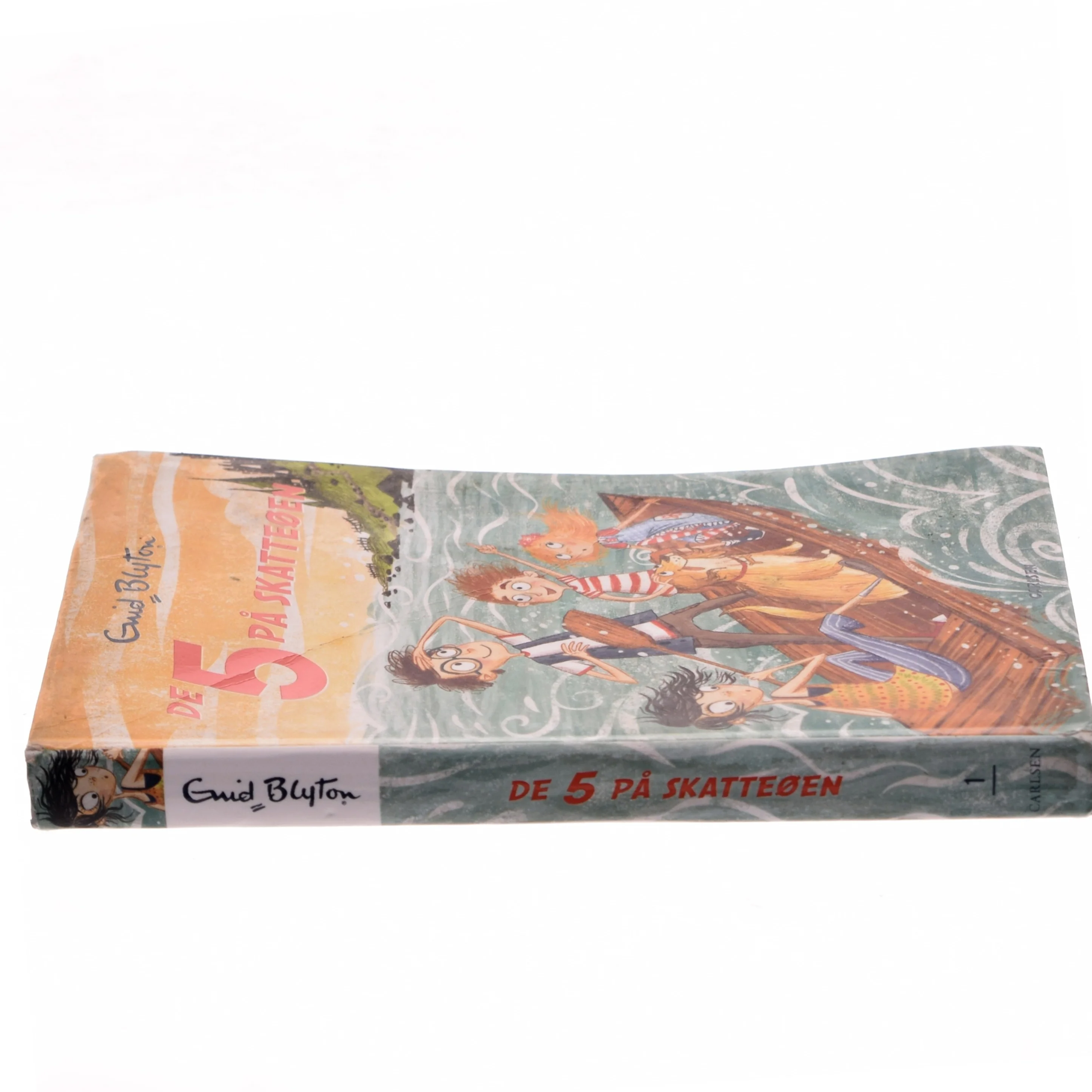De 5 på skatteøen af Enid Blyton (Bog)