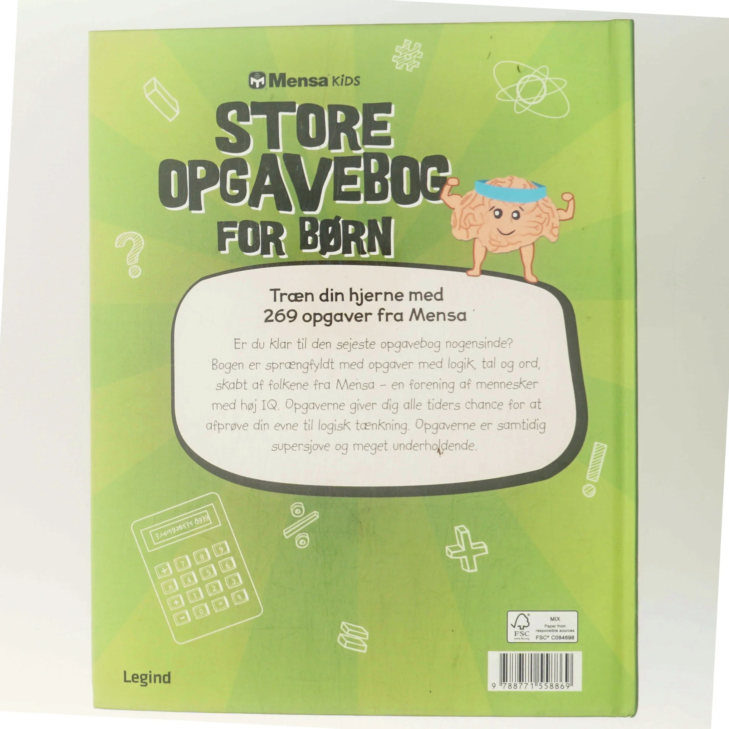 mensa kids- store opgavebog for børn (Bog)