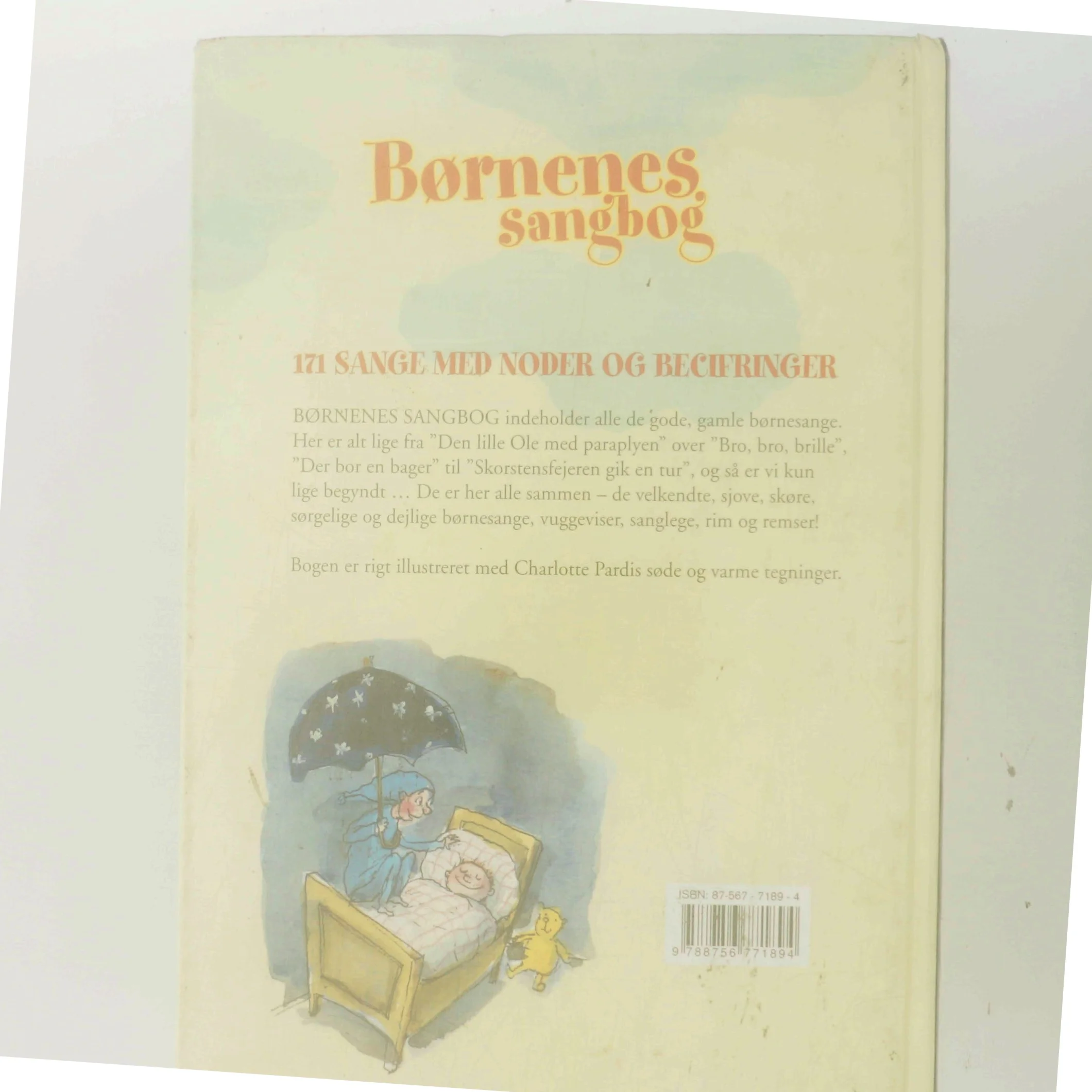 Børnenes sangbog af Charlotte Pardis (Bog)