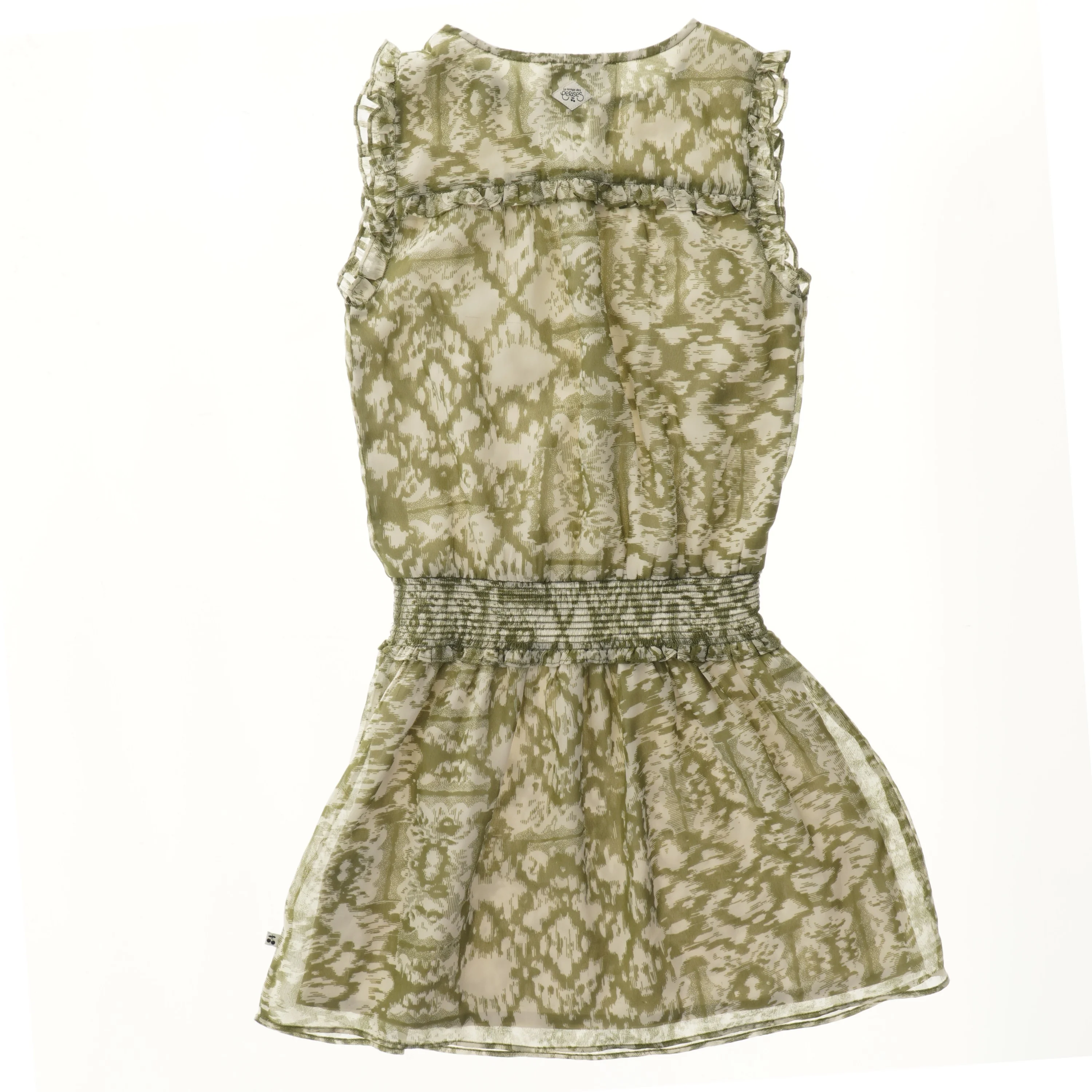 Cerise - Fransk kjole med mønster (str. 140)