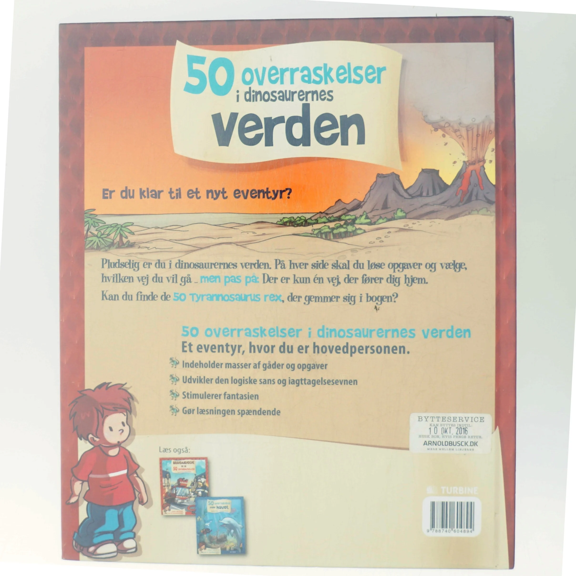 50 overraskelser i dinosaurernes verden af Jean-Luc Bizien (Bog)