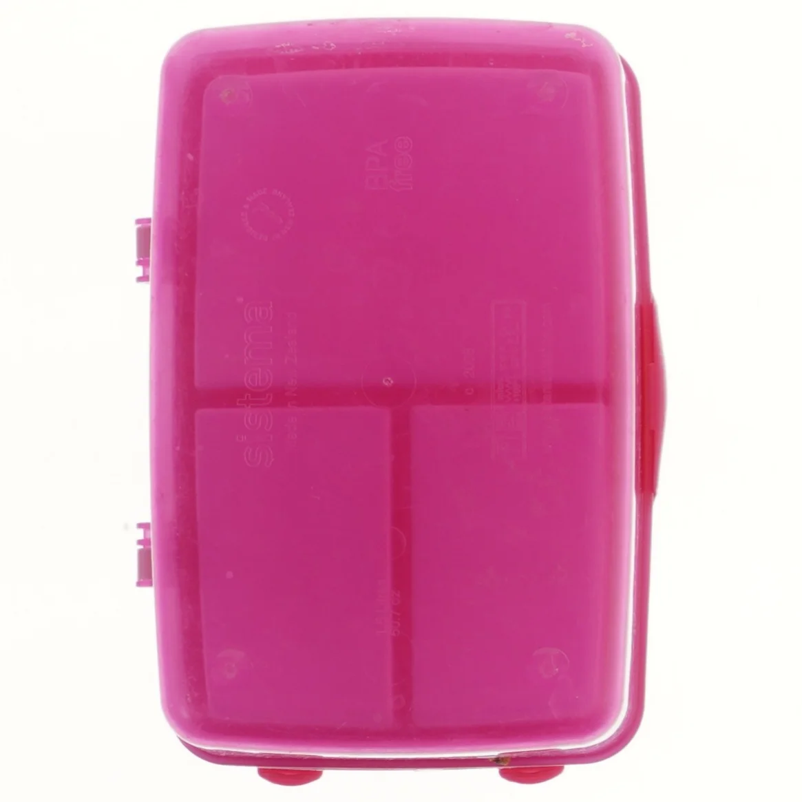 Pink madkasse fra Sistema (str. 14x21x9 cm)