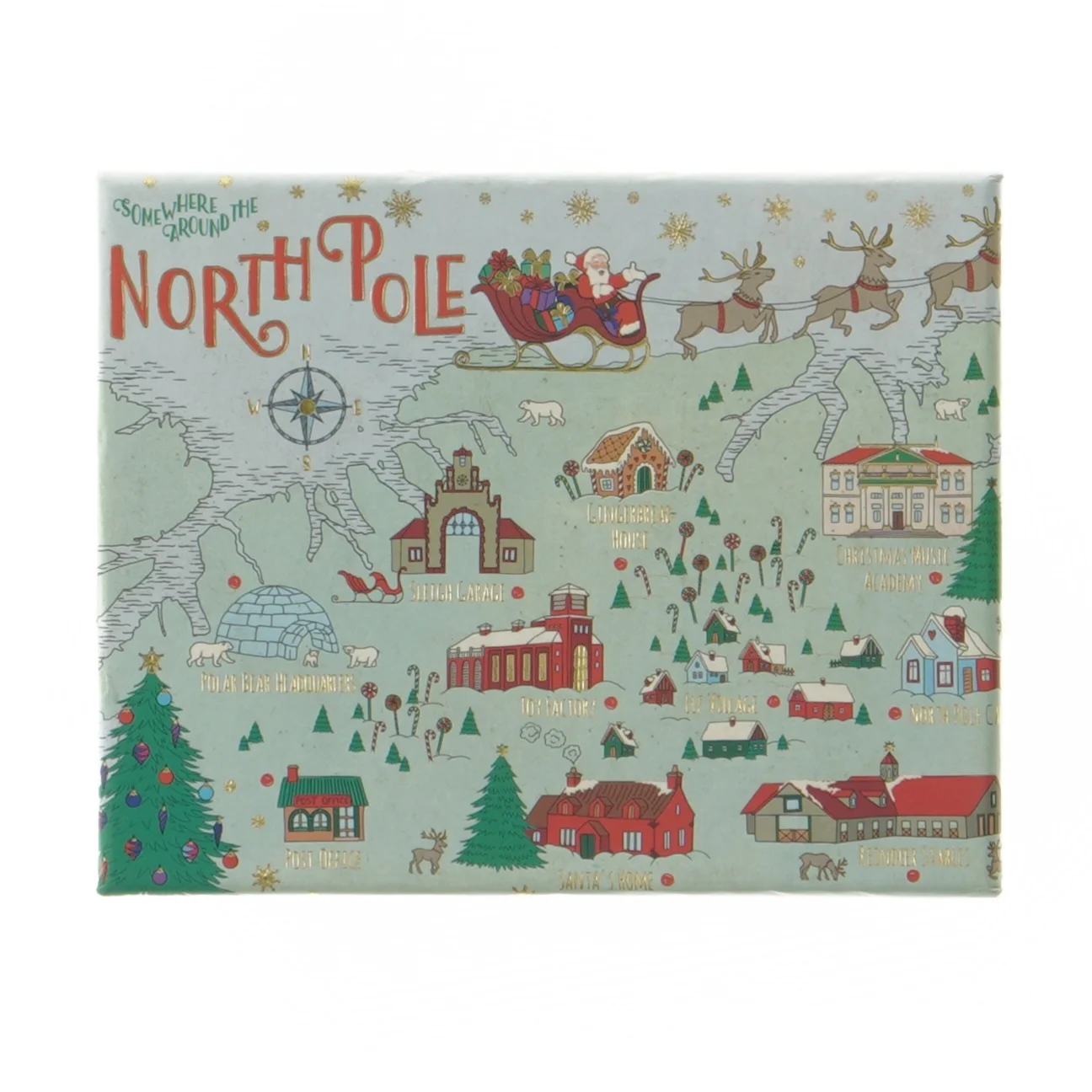 Julepynt af messing fra Solid Brass (str. 7 cm)