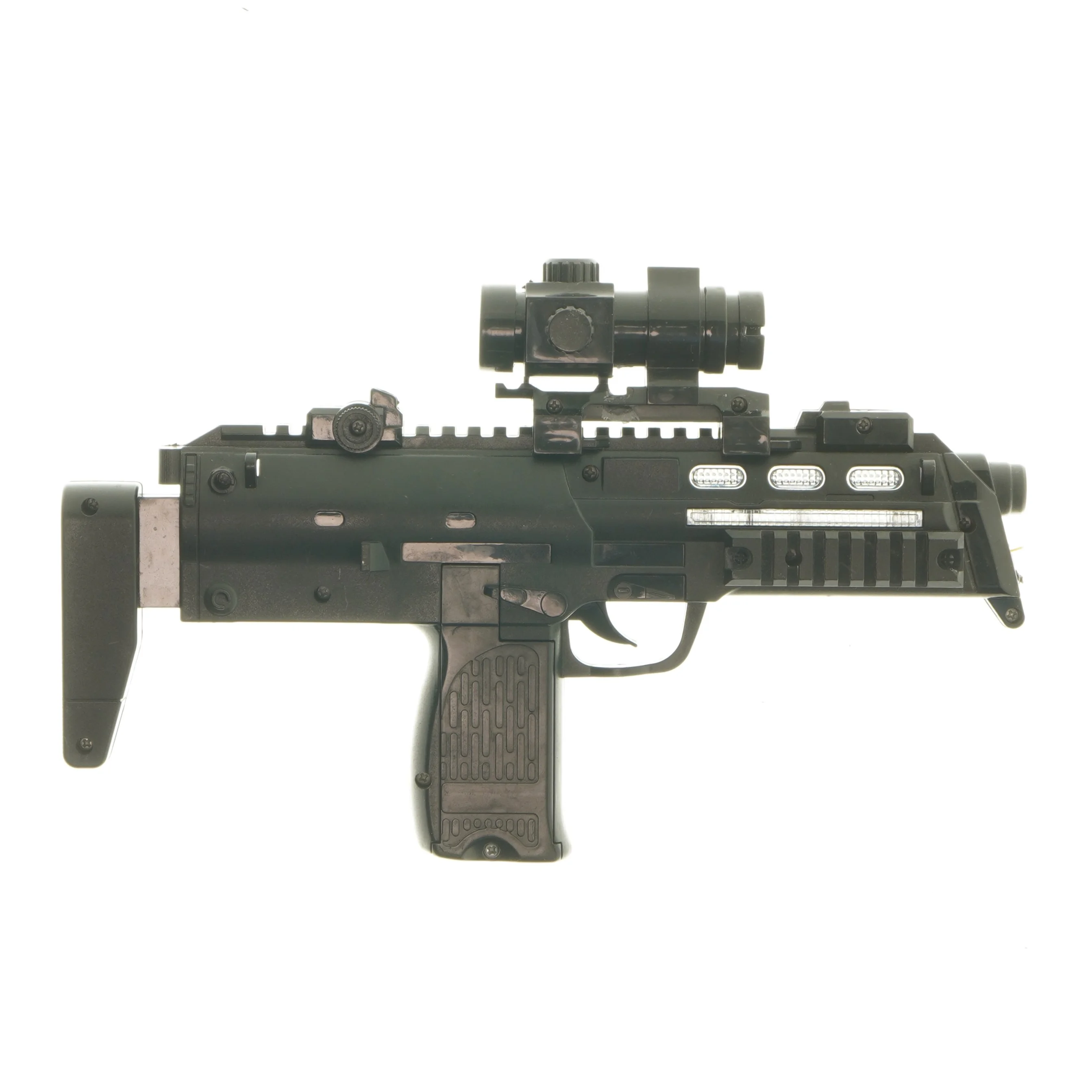 Legetøjspistol med sigte og lyd (str. 28x17,5 cm)