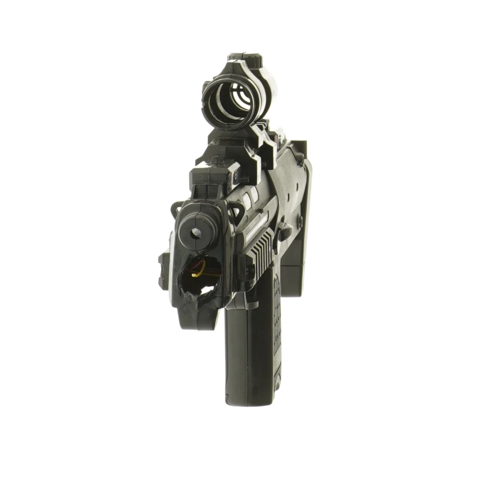 Legetøjspistol med sigte og lyd (str. 28x17,5 cm)