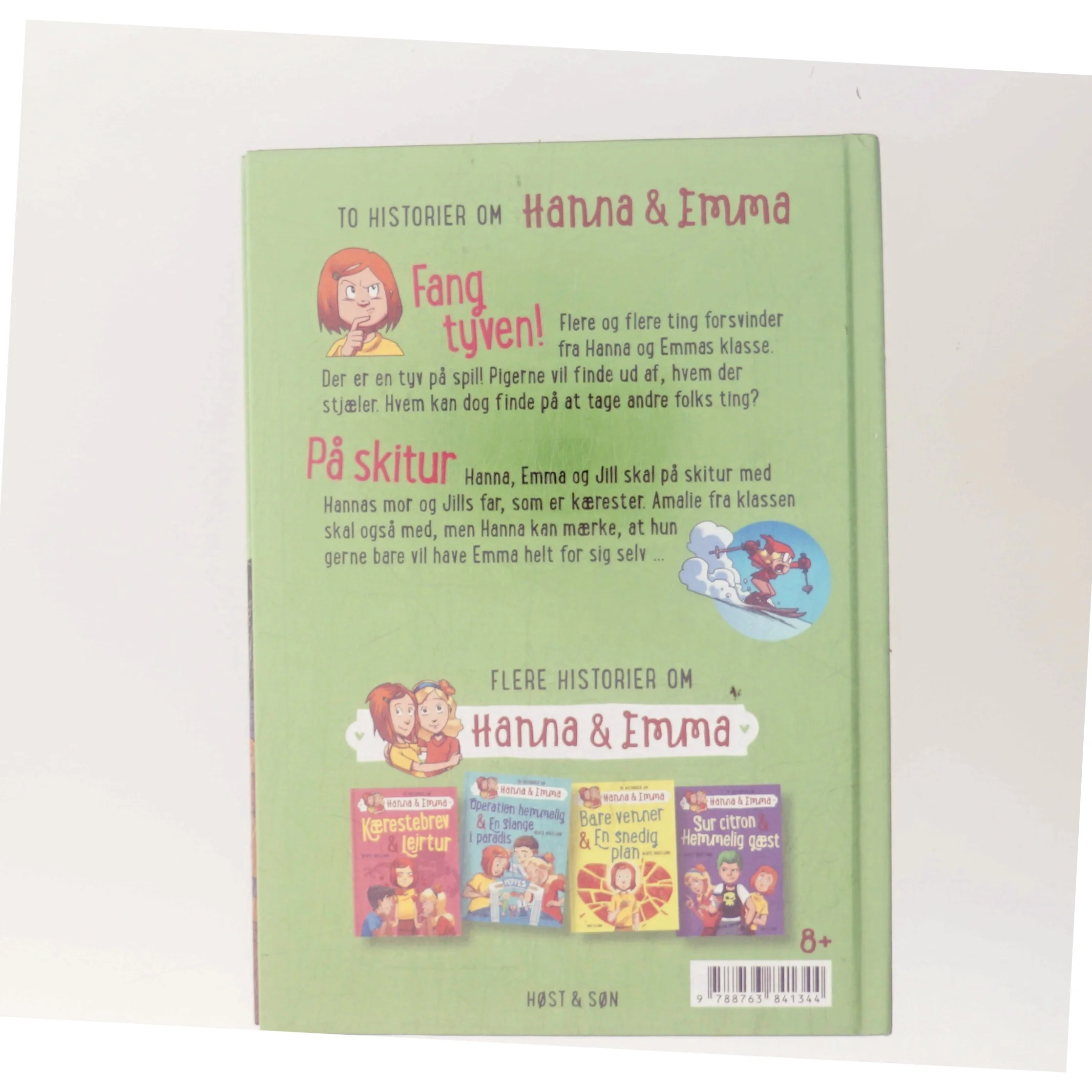 Hanna & Emma 5 : Fang tyven og På skitur af Bente Bratlund (Bog)