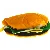 Burger hat(str. Ø 28 cm) (str. Ø 28 cm)
