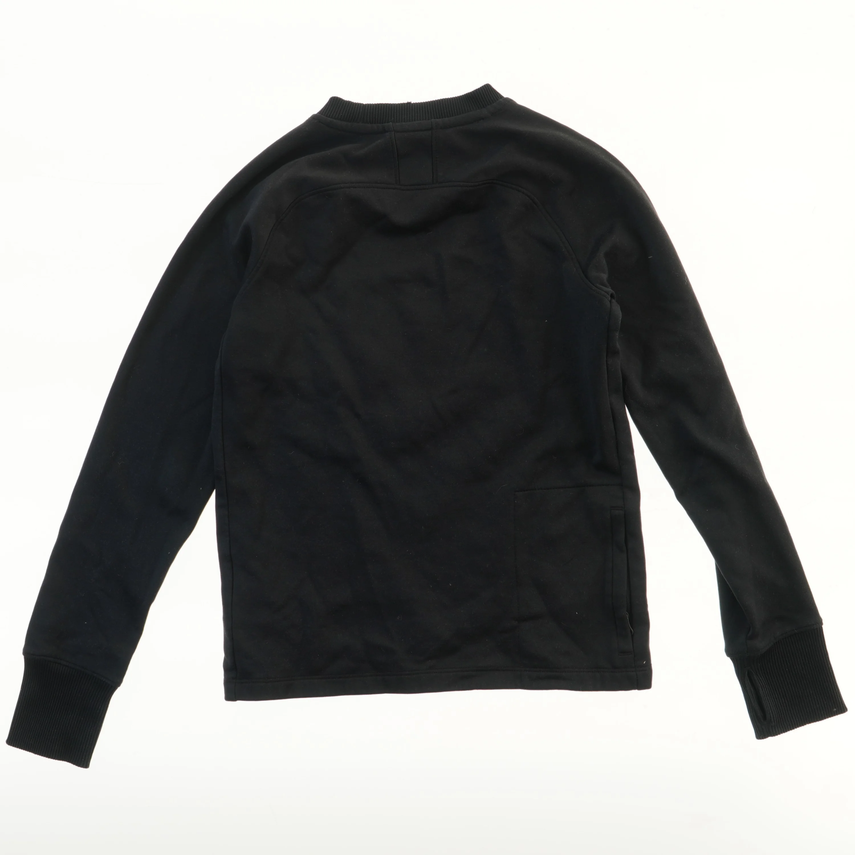 Sort sweatshirt med lange ærmer fra Nike (str. 134)