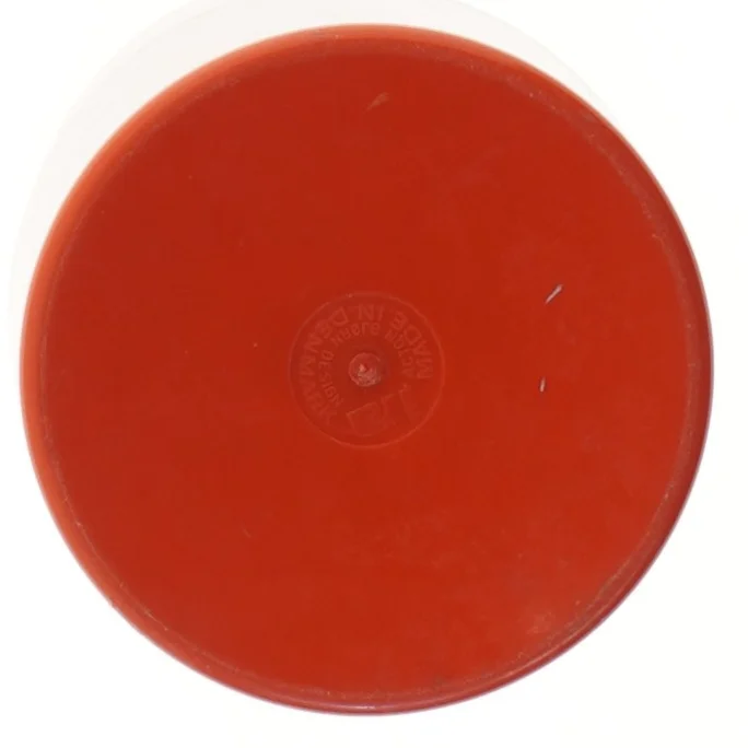 Rød plastik beholder fra Ira (str. 18 cm)