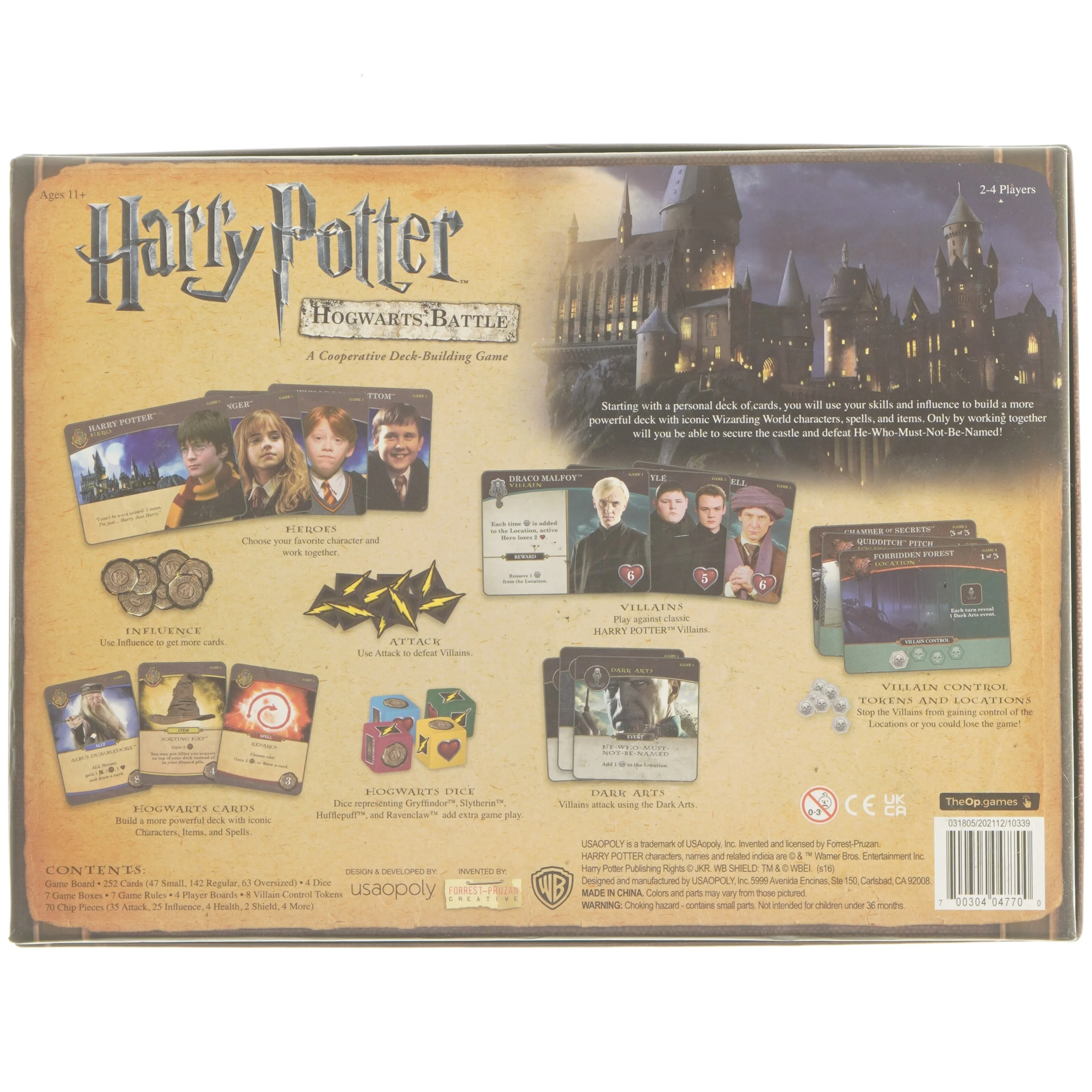 Harry Potter Hogwarts Battle Brætspil (str. 31x23 cm)