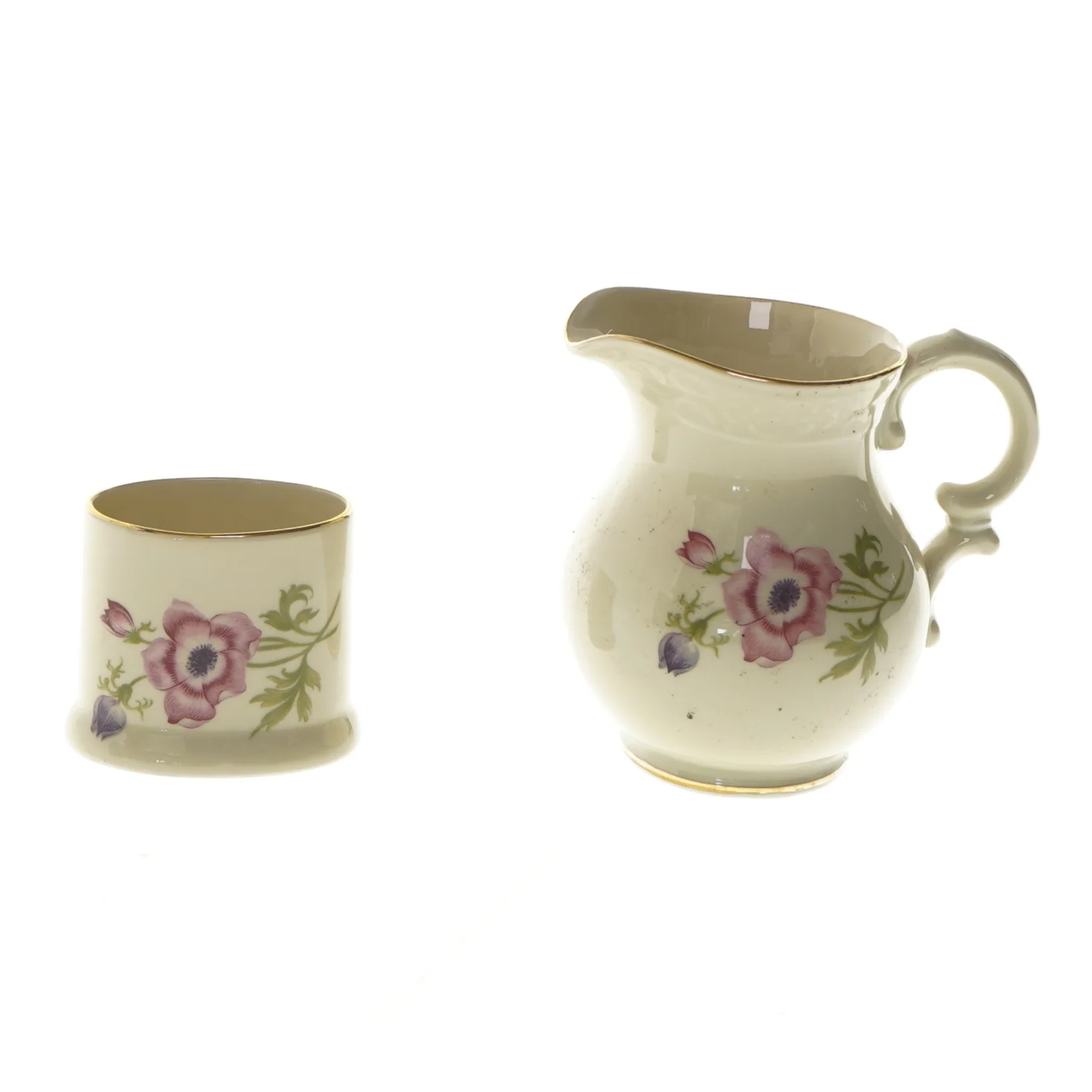 Sæt med kande og krukke (str. 10 & 6 cm)