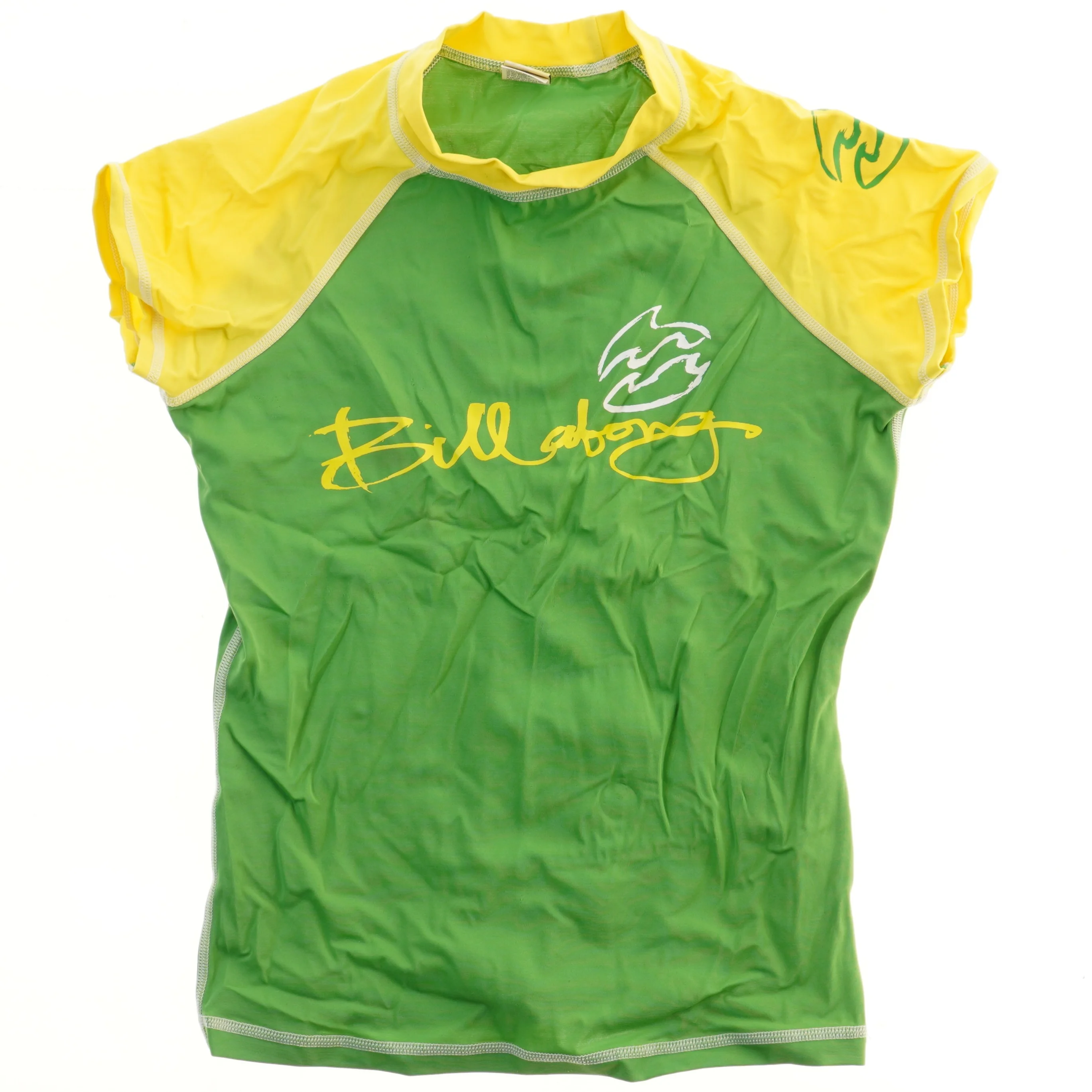 Billabong UV-bluse med korte ærmer (str.  bryst:39 længde:52 cm)