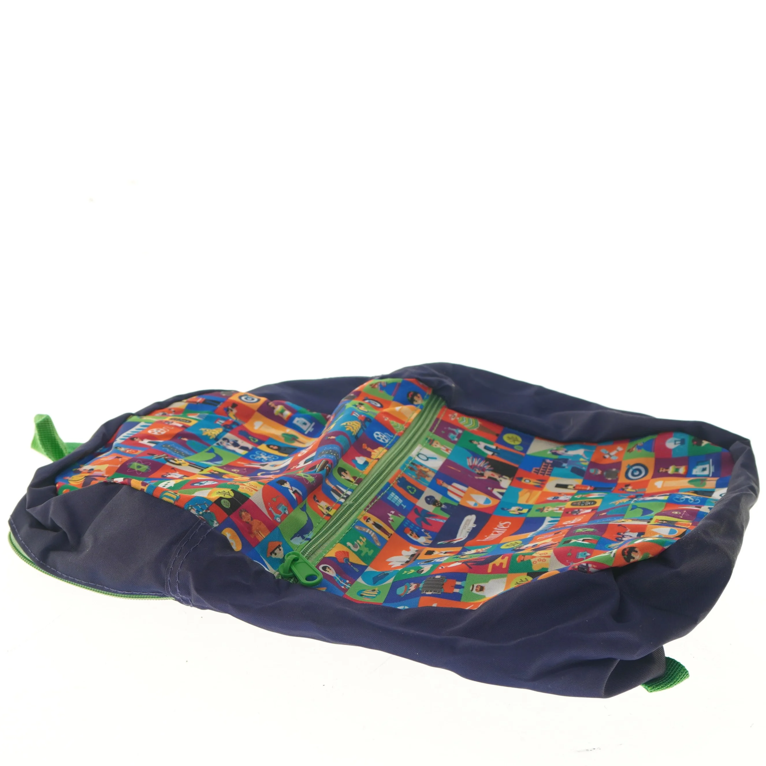 Rygsæk med farverigt mønster fra Emirates (str. 38x34 cm)