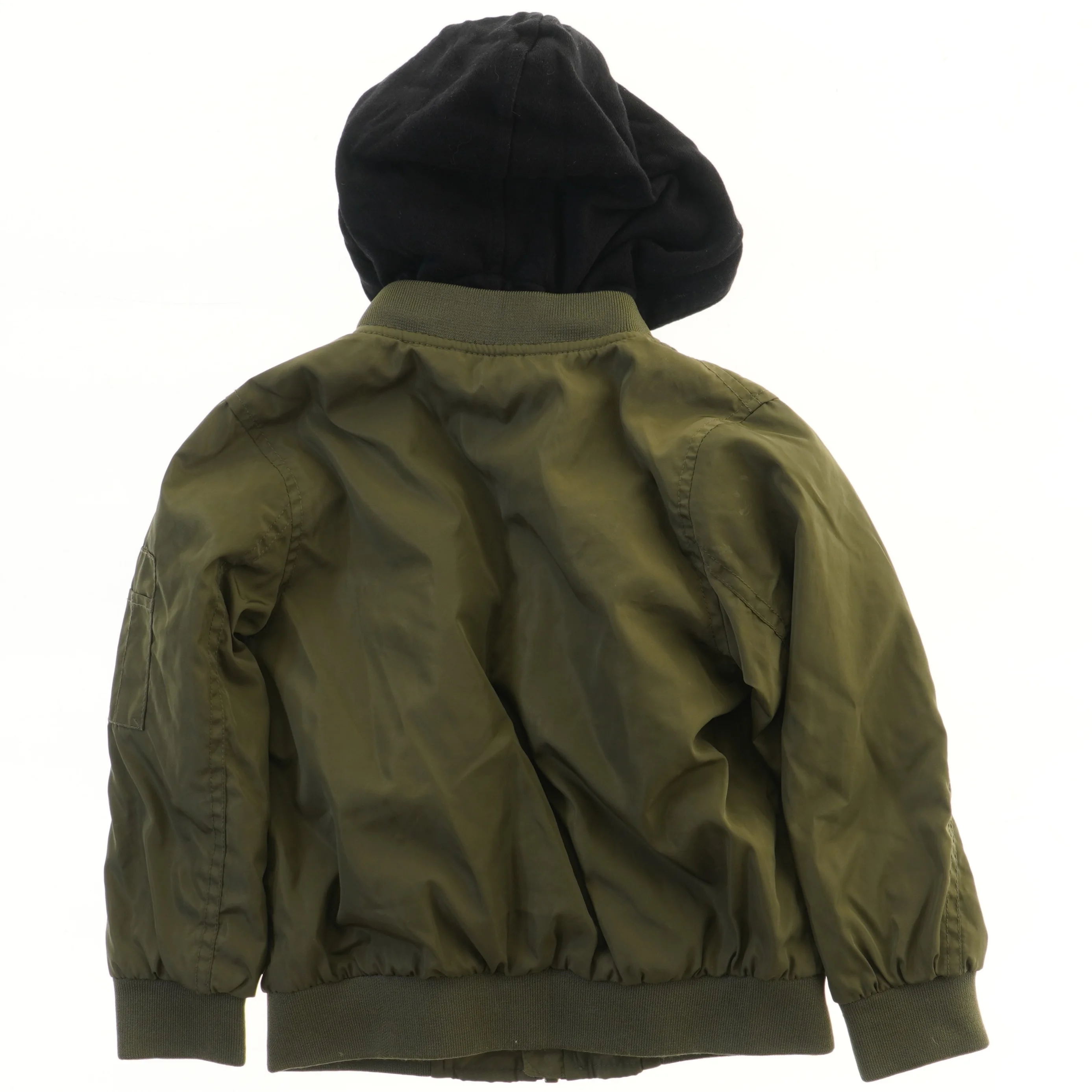 Bomberjakke med hætte fra Lindex (str. 104)