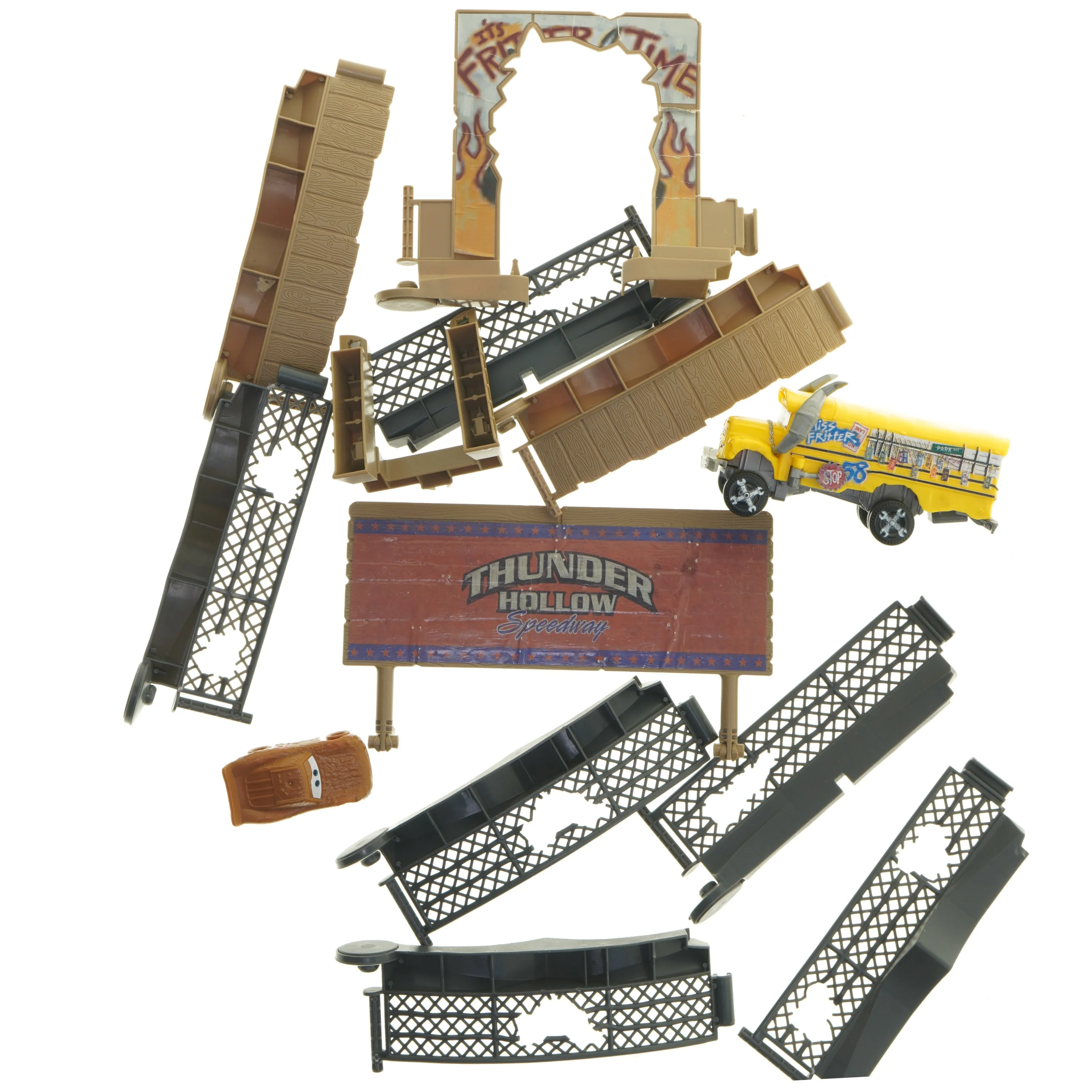 Cars Thunder Hollow racerbane legetøjssæt