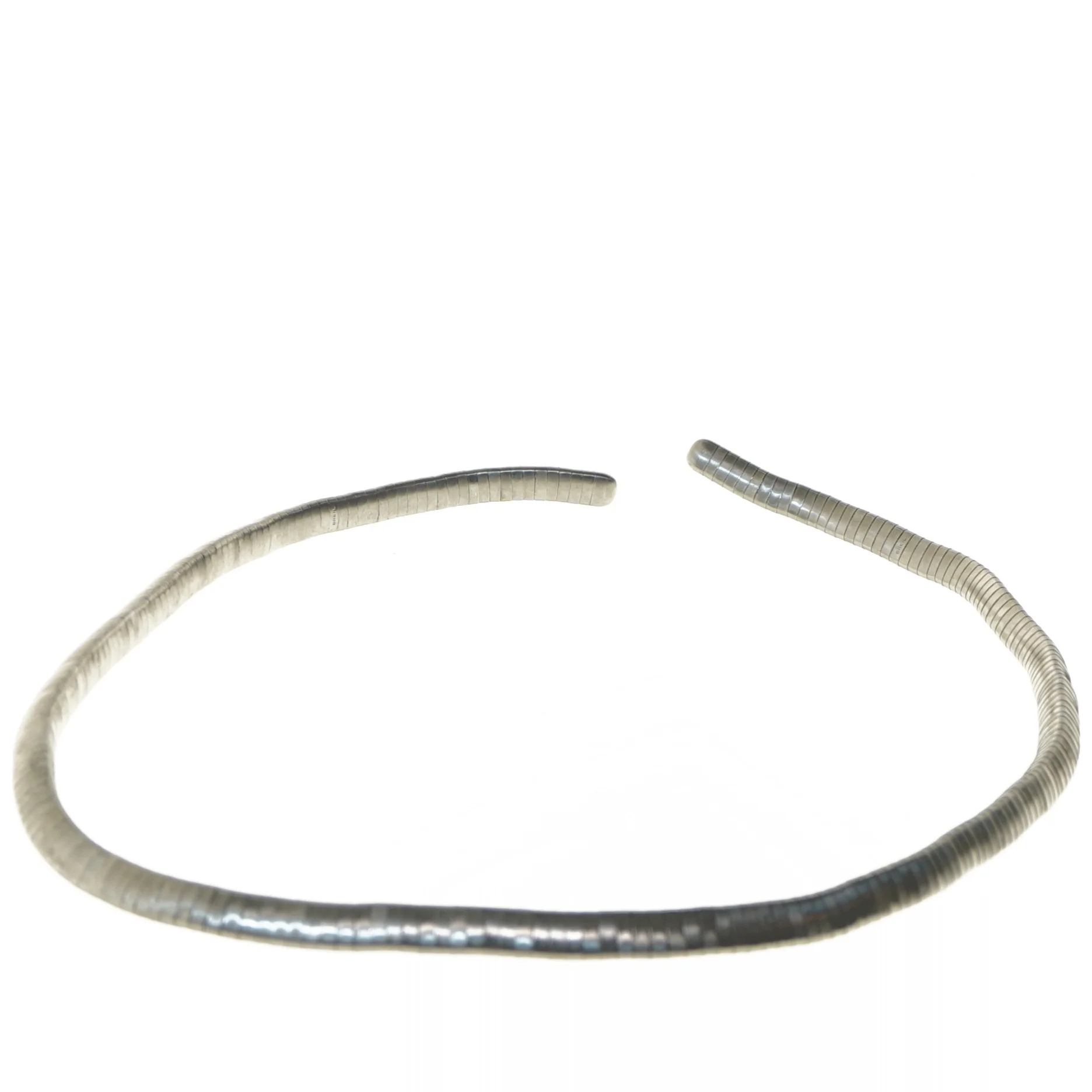 Sølv slangehalskæde (str. 89 cm)