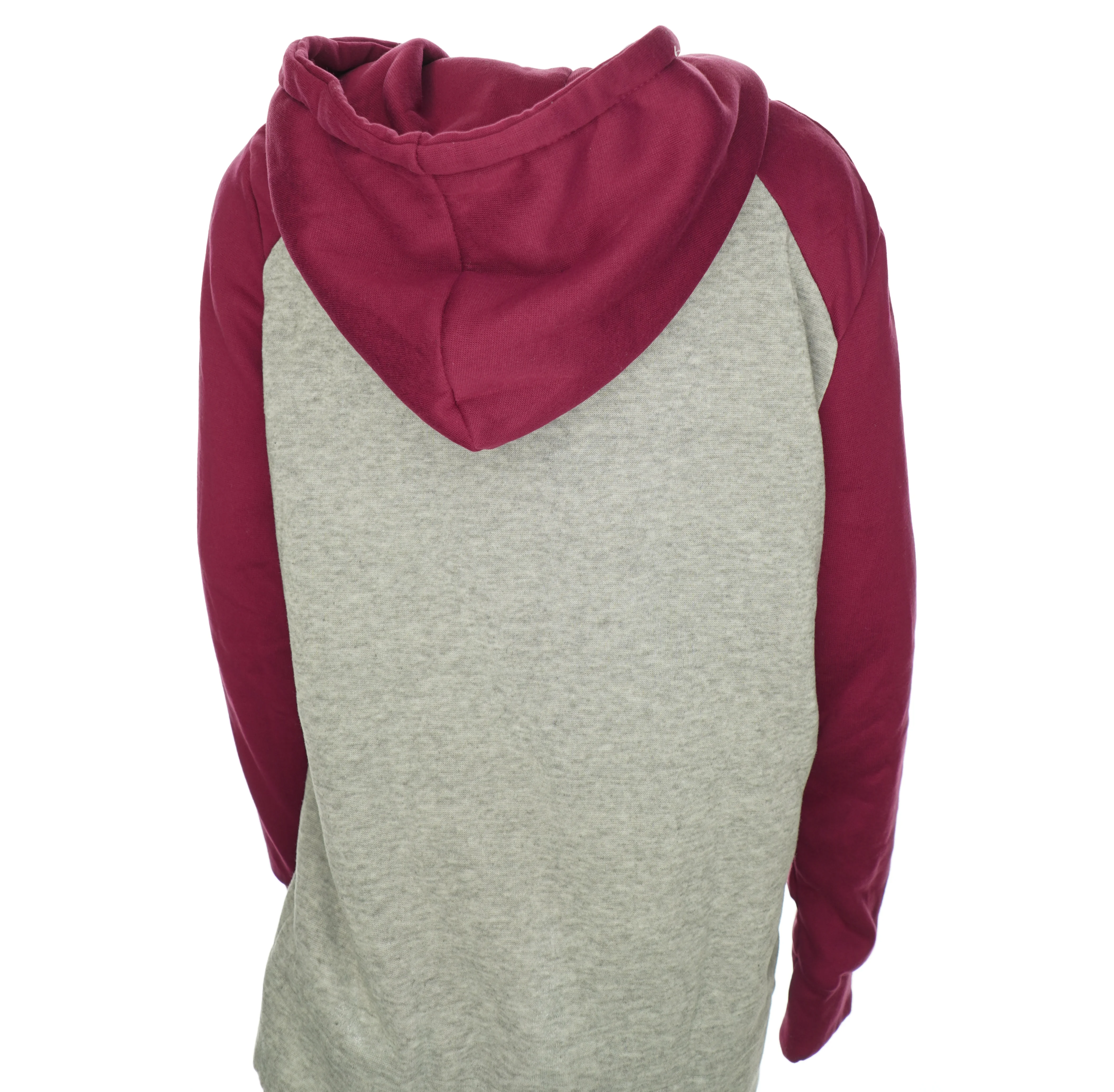 Hættetrøje med lynlås og lommer (str. XL)