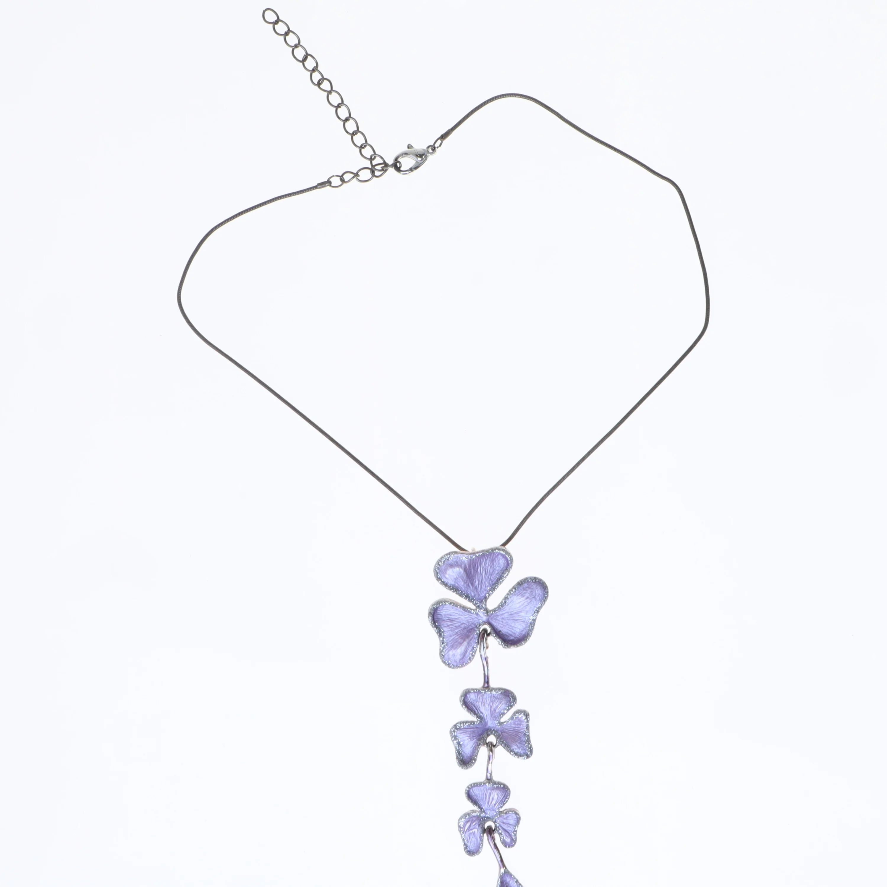 Blomst halskæde (str. 42 cm)