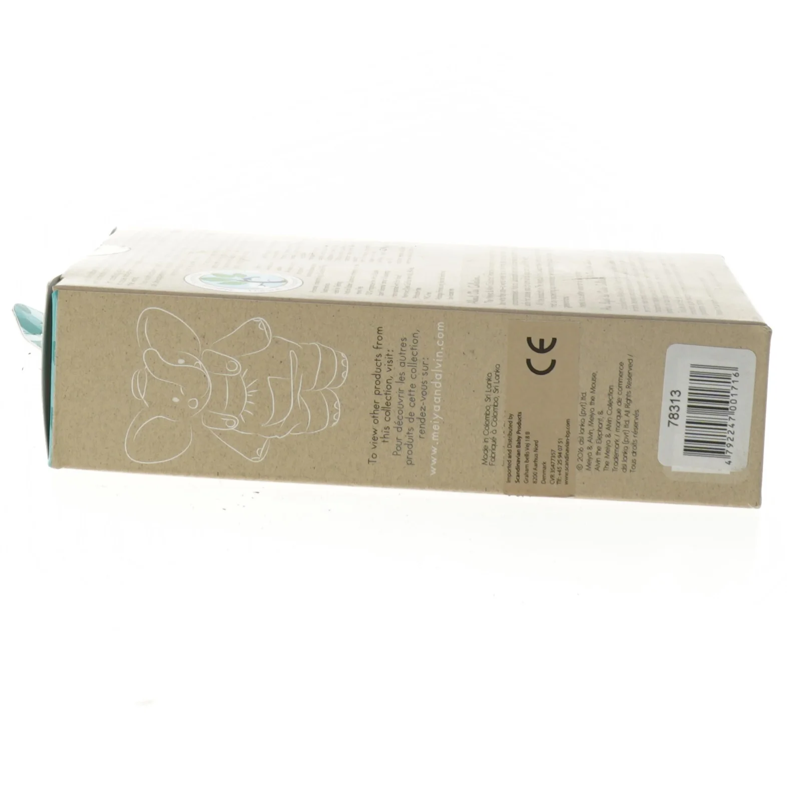 Meiya & Alvin naturgummibamse fra Meiya & Alvin (str. 20x15 cm)