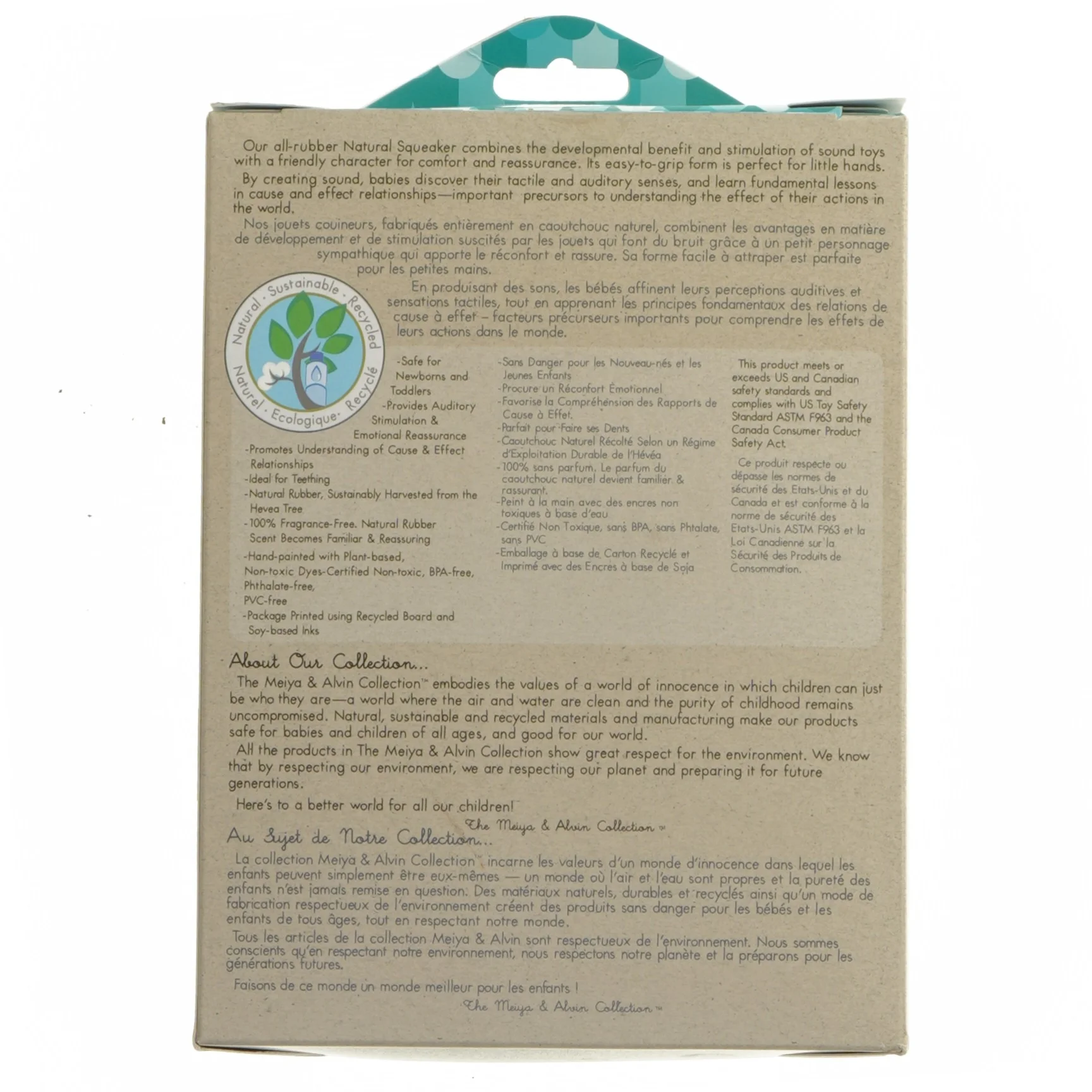 Meiya & Alvin naturgummibamse fra Meiya & Alvin (str. 20x15 cm)