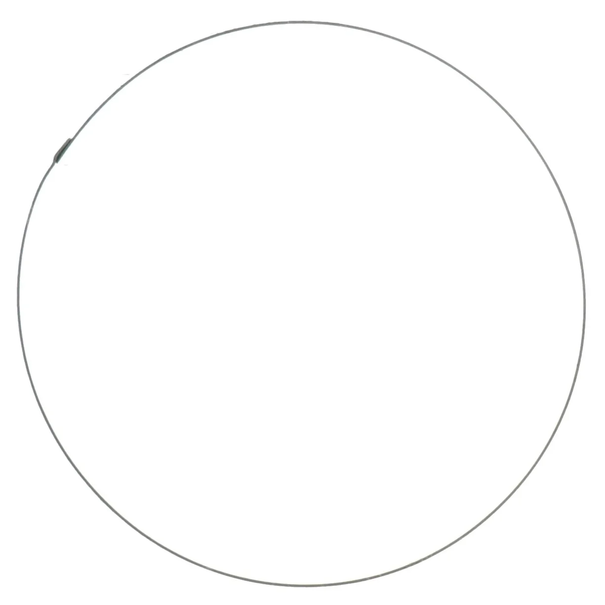 Metalbagering (str. Diameter, 16 cm h 4,5 cm)