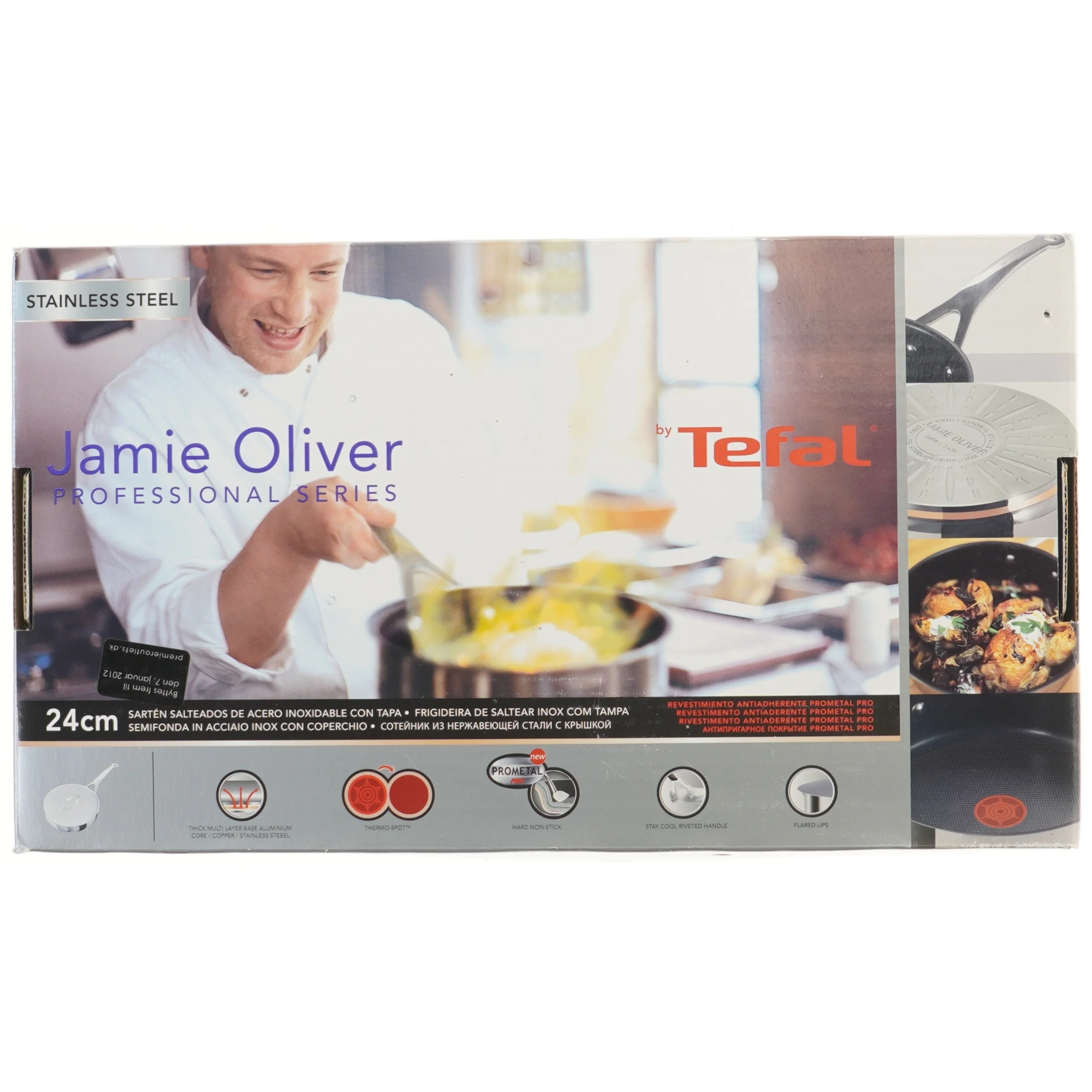 Jamie Oliver stegepande fra Tefal (str. Ø 25,5 cm)