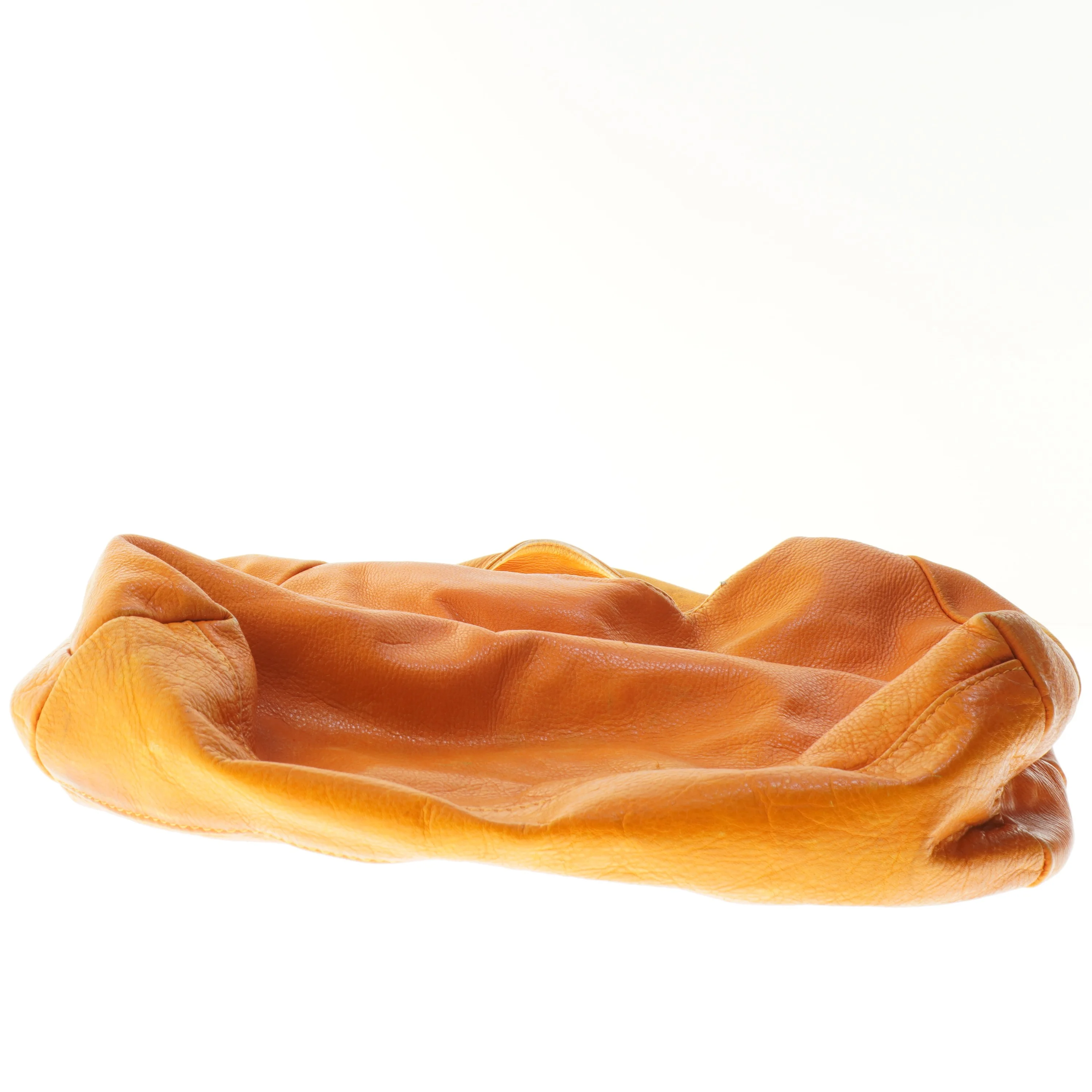 Orange skuldertaske (str. 31x40x15 cm)