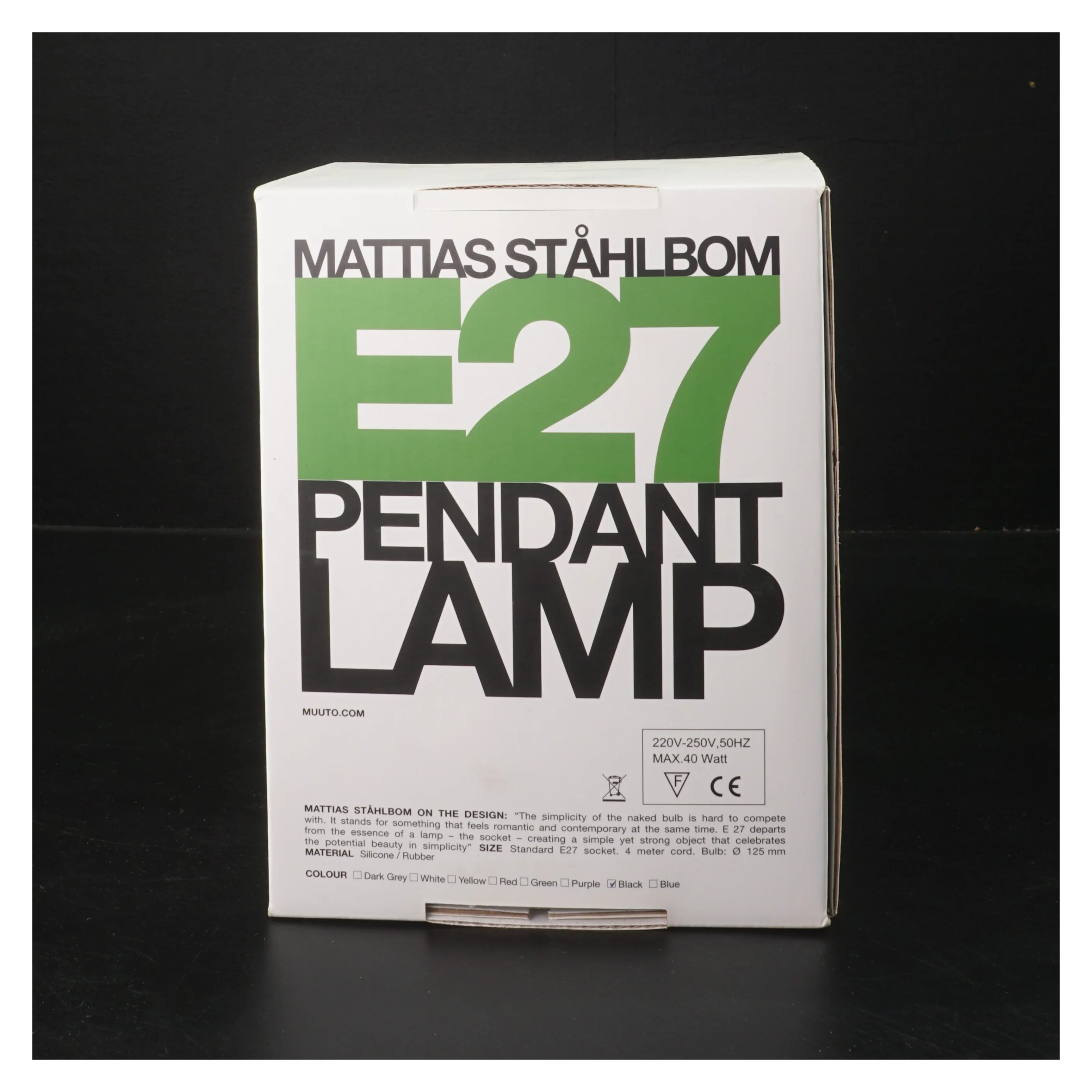 Muuto E27 pendellampe fra Muuto (str. 18 cm)