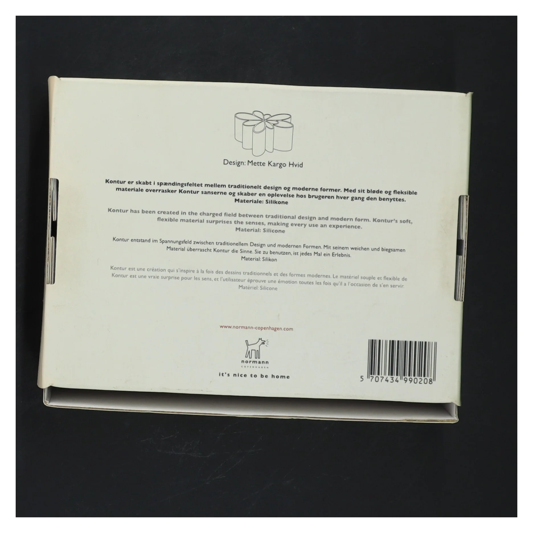 Normann Copenhagen Kontur lysestage fra Normann Copenhagen (str. 14,5 cm)