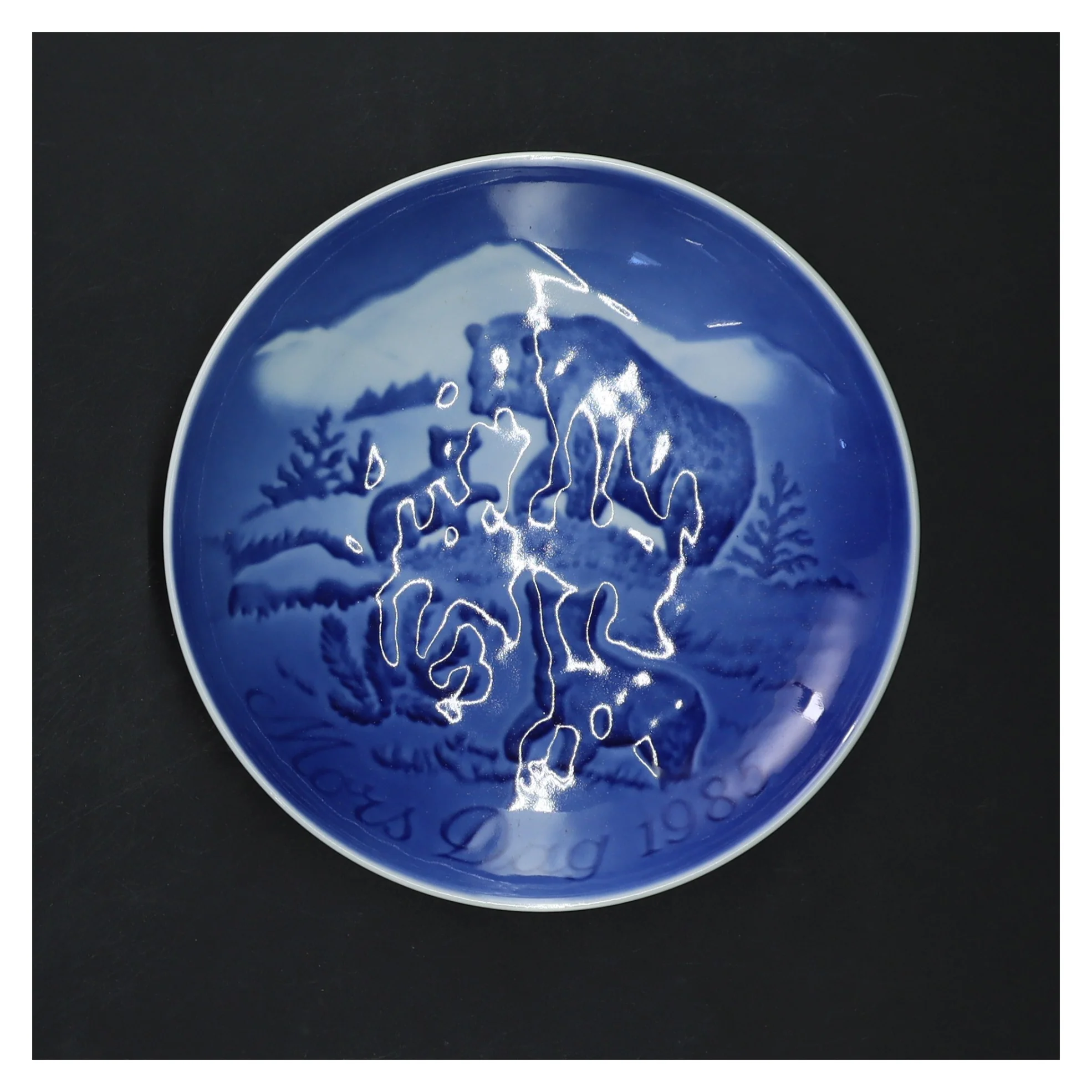 Mors Dag platte 1985 fra Bing & Grøndahl (str. Ø 15 cm)