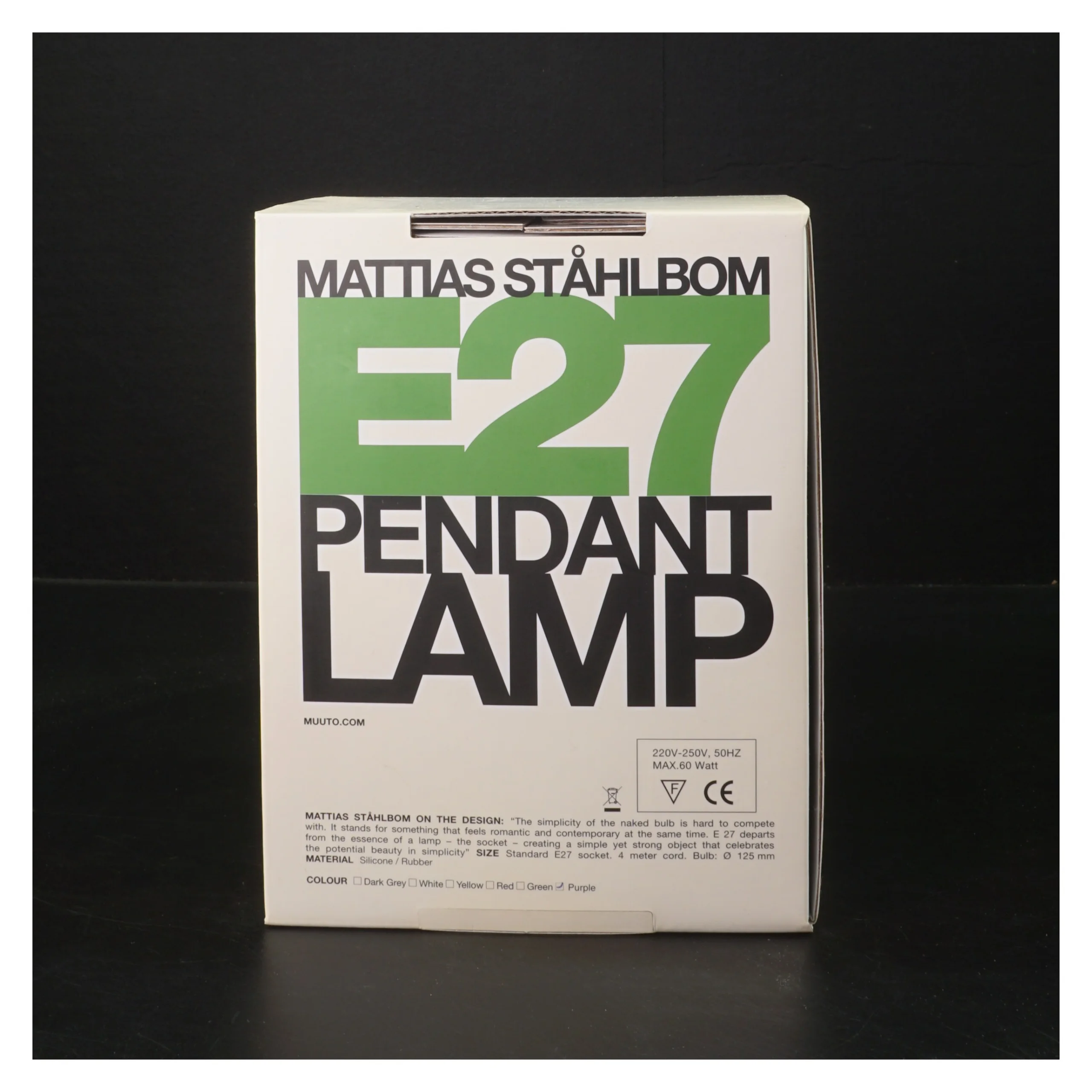 Muuto E27 Pendel Lampe fra Muuto (str. 18 cm)