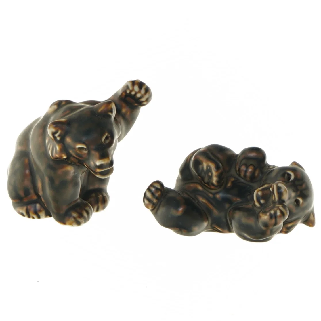 Royal Copenhagen bjørneunger stentøj (str. 9 cm)