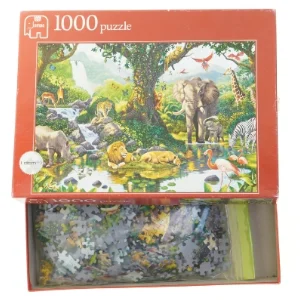 Jumbo puslespil med dyremotiv, 1000 brikker fra Jumbo (str. 68 x 49 cm)