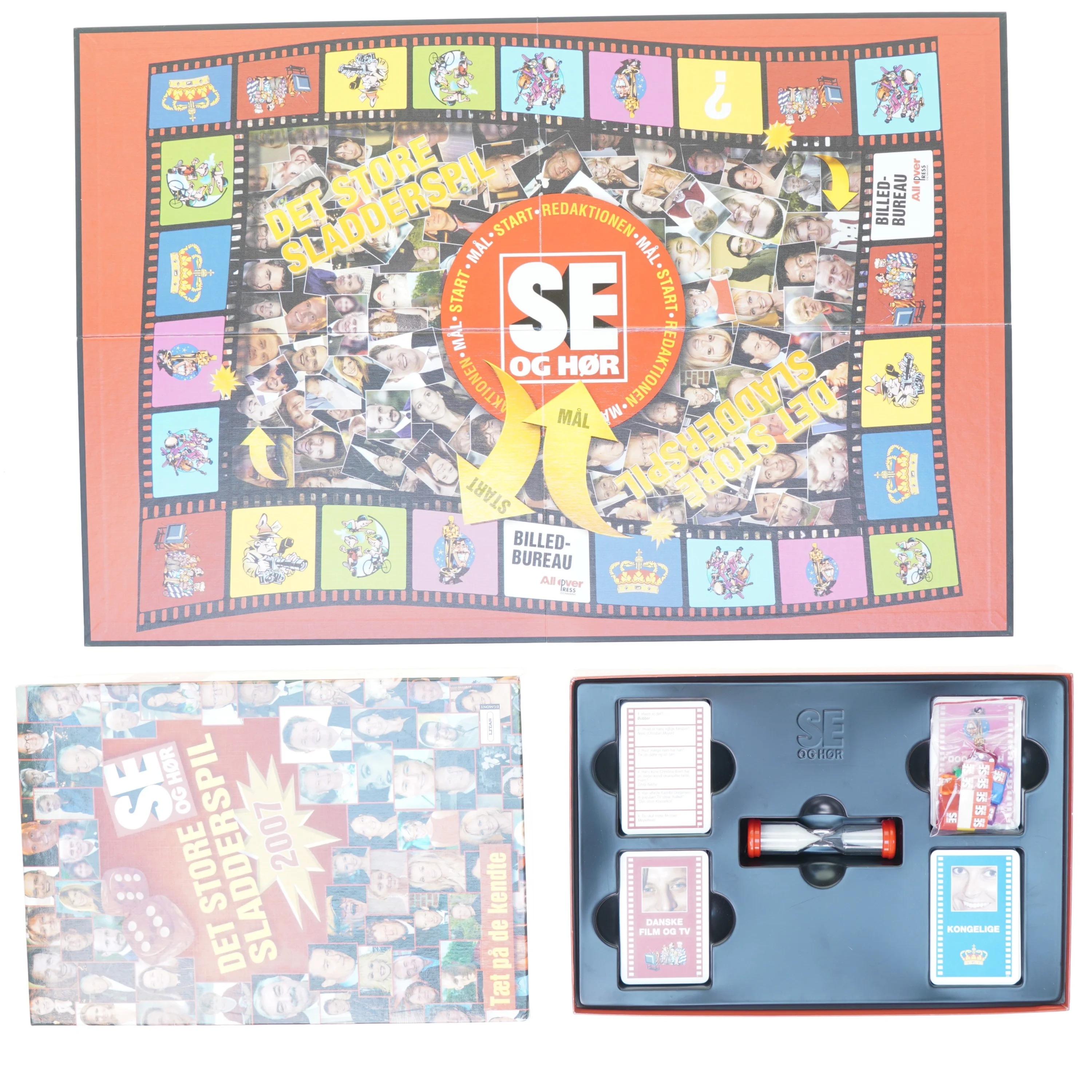 Det store sladder spil 2007 fra Se Og Hør (str. 33 x 23 cm)