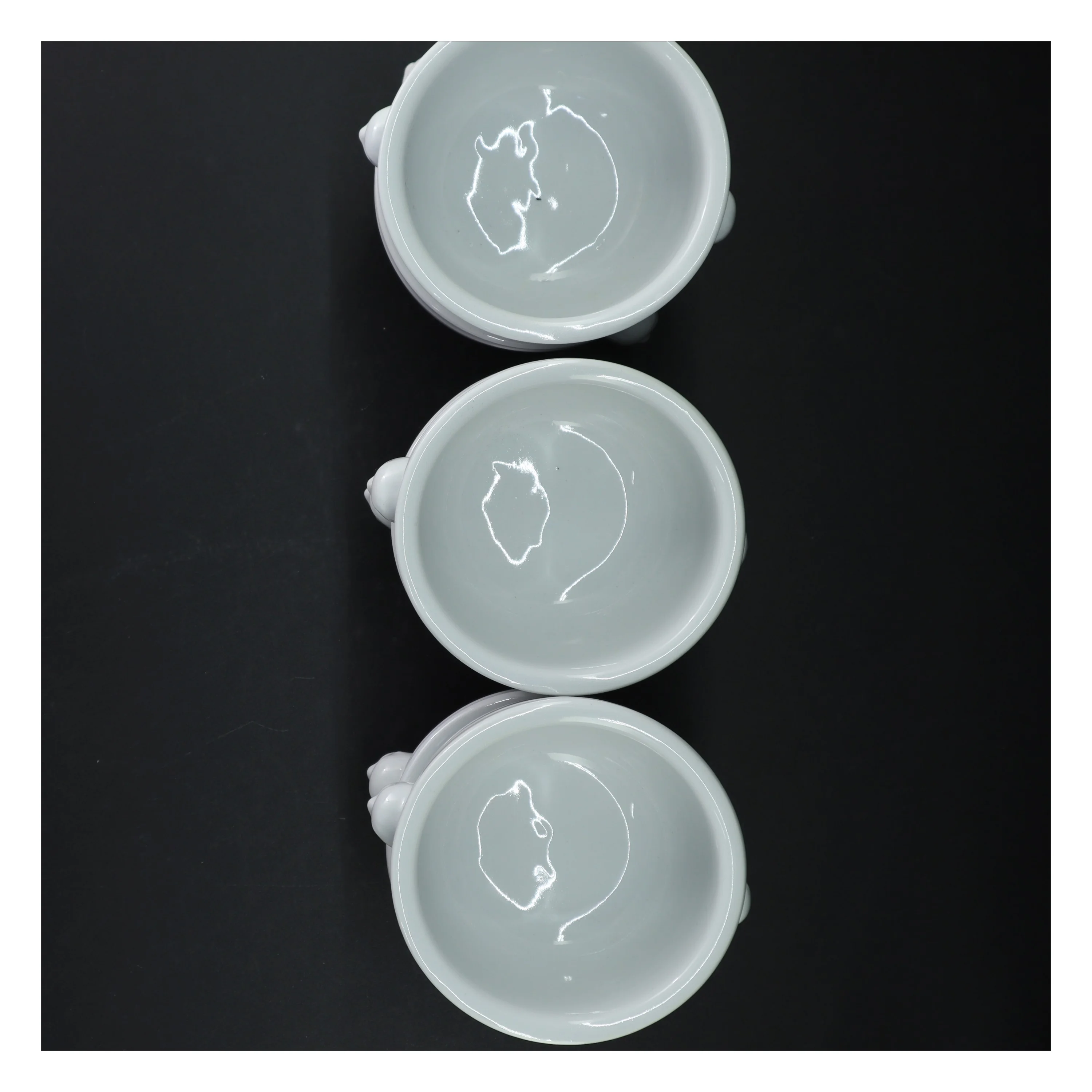 Porcelæns supepskåle (str. Ø 11 cm h 10 cm)