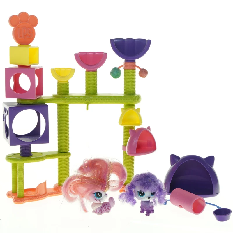 Littlest Pet Shop legeplads sæt fra Hasbro (str. 20 x 5 x 28)