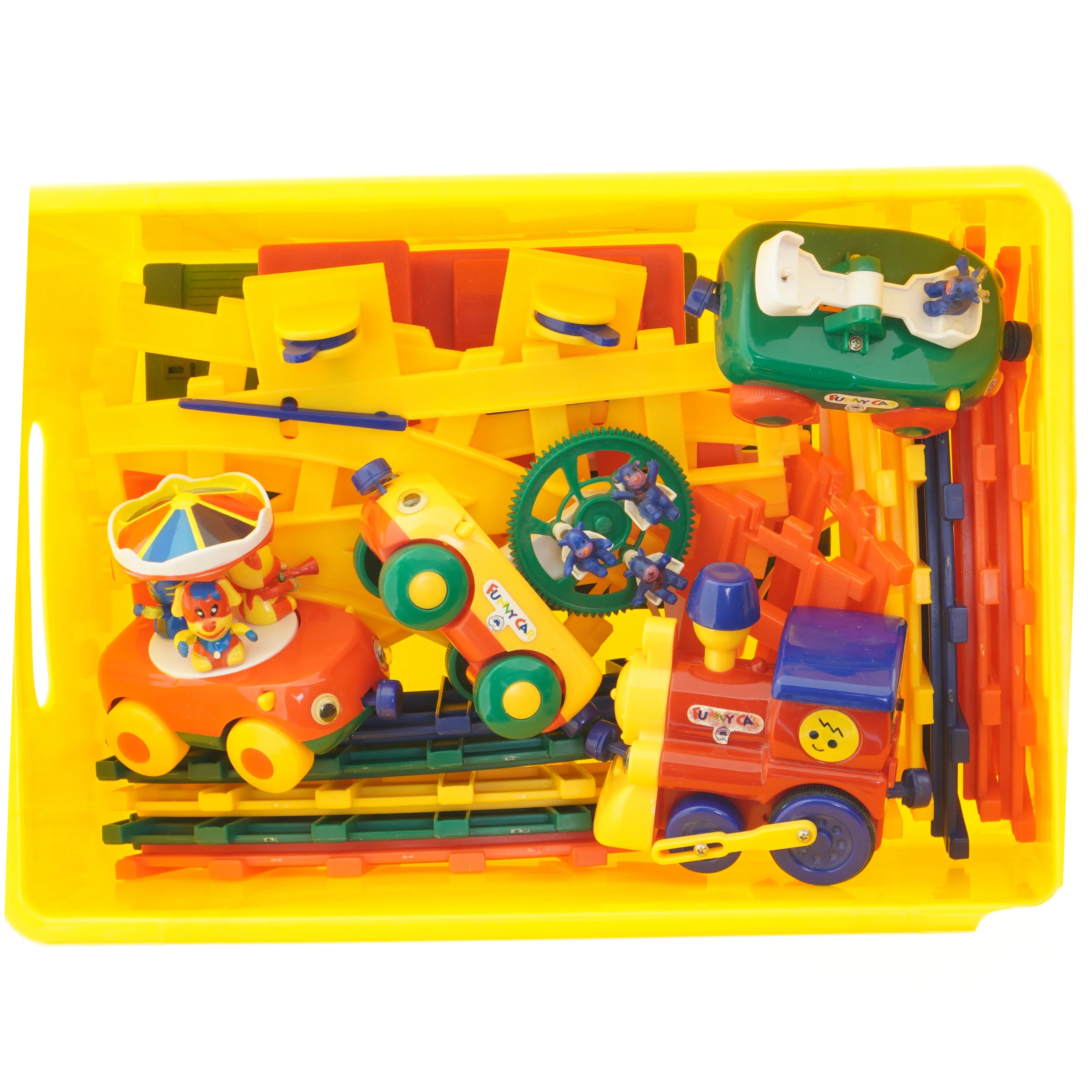 Togbane Farverig  (str. Bil 10 x 7 cm)