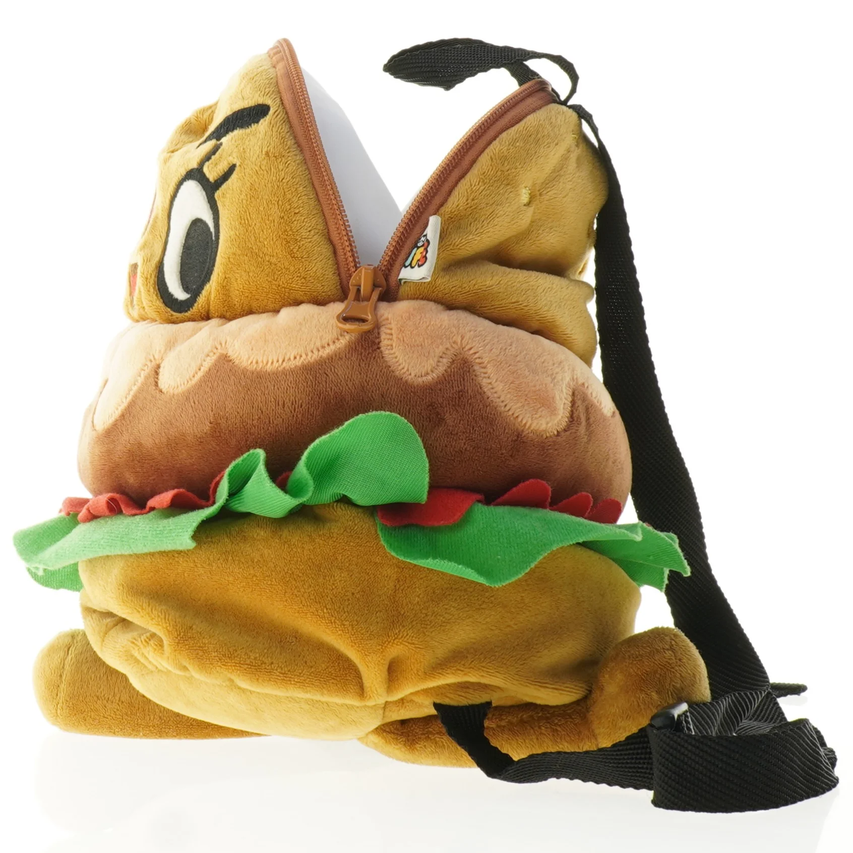 Toca Boca Børne rygsæk formet som hamburger (str. 20 x 24 cm)