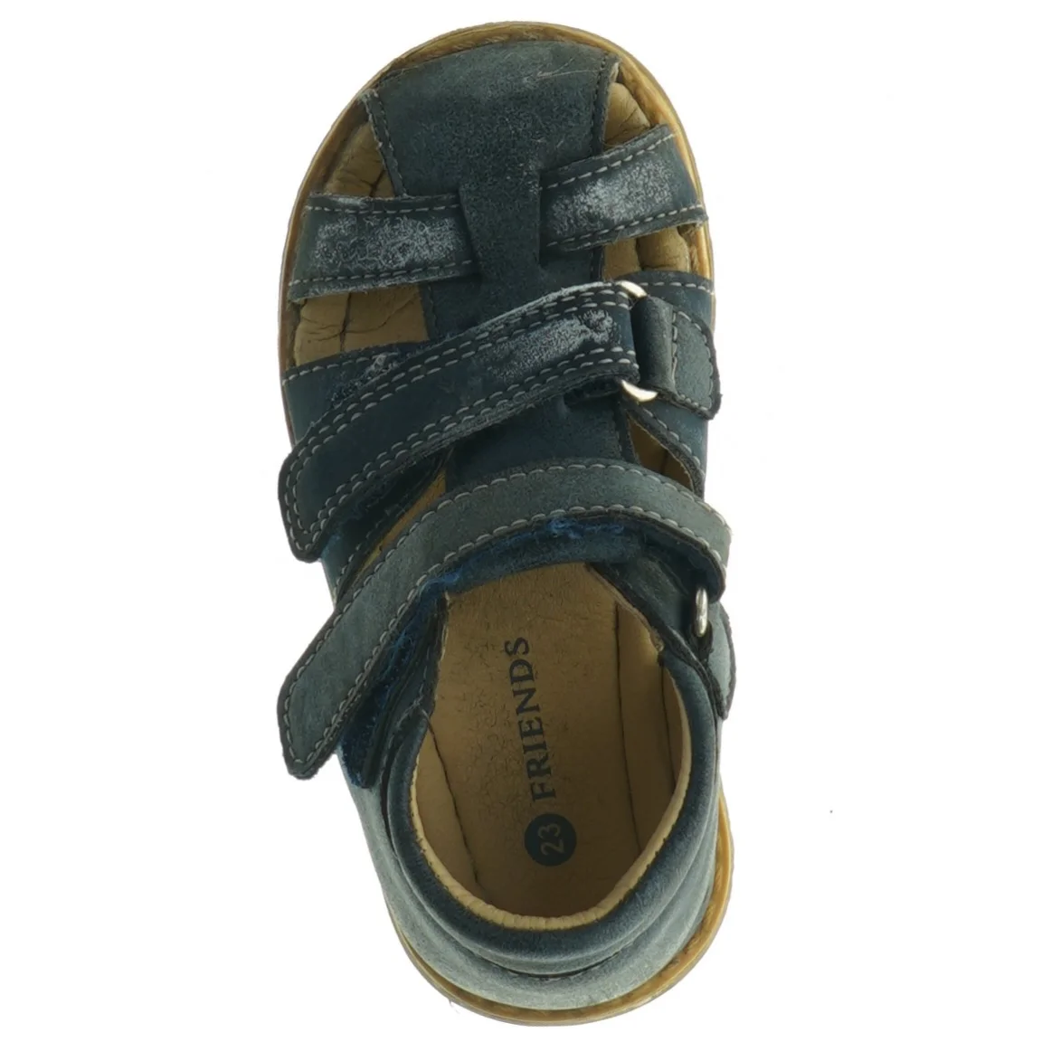 Brugte mørkeblå børnesandaler fra Friends (str. 23)