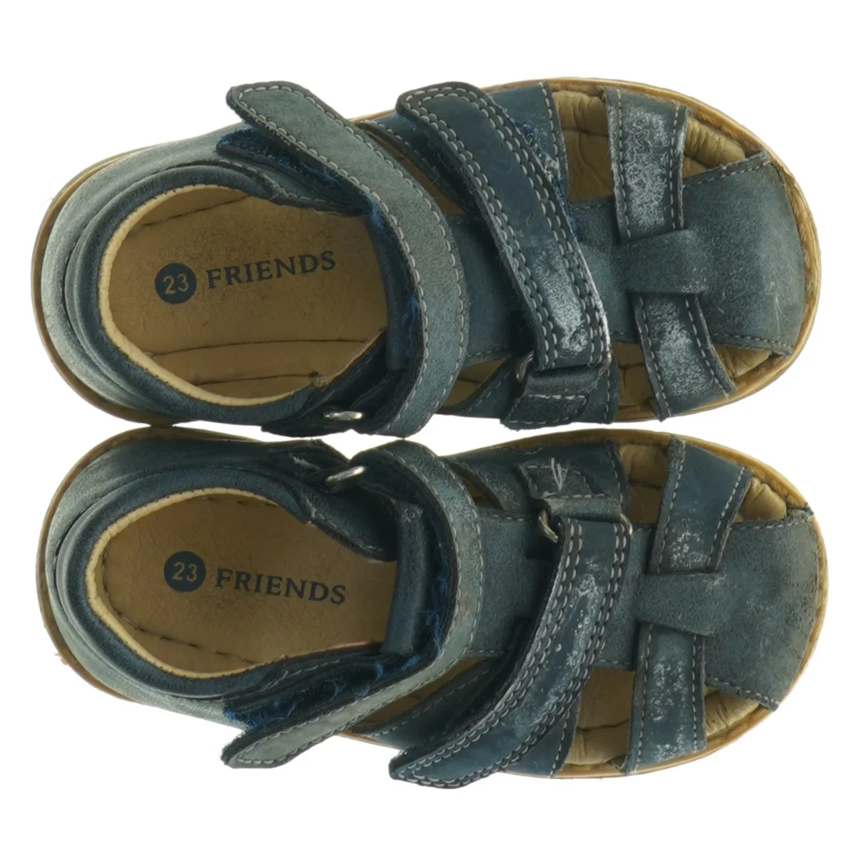 Brugte mørkeblå børnesandaler fra Friends (str. 23)