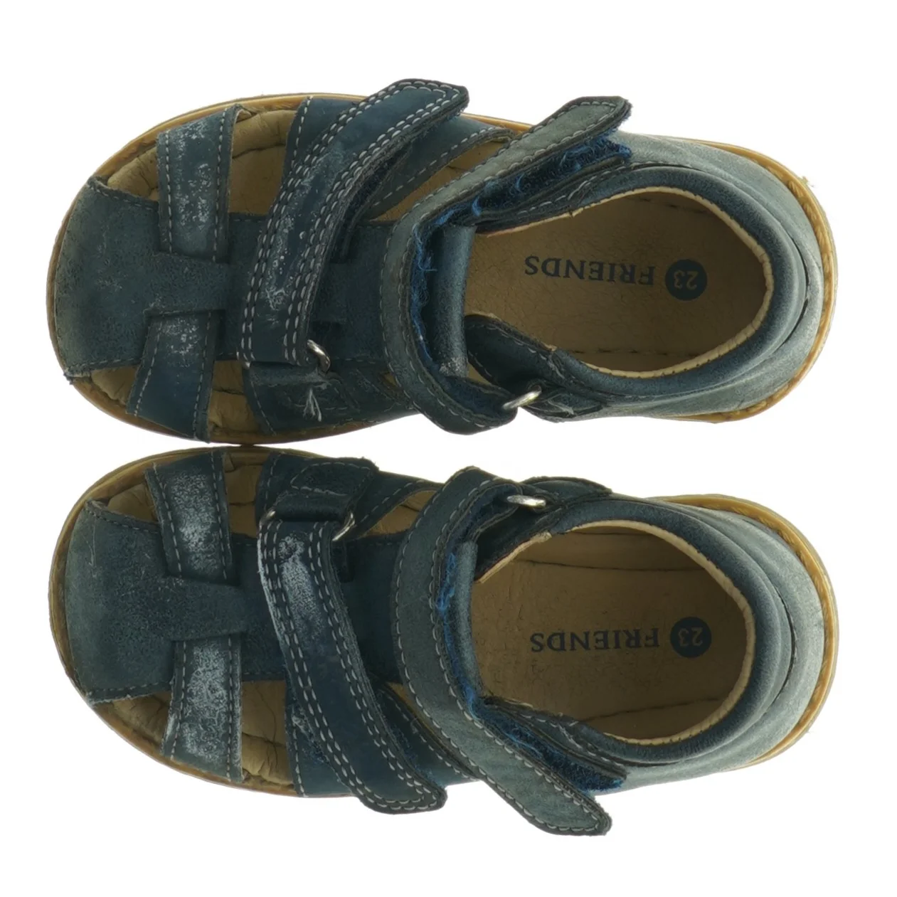 Brugte mørkeblå børnesandaler fra Friends (str. 23)